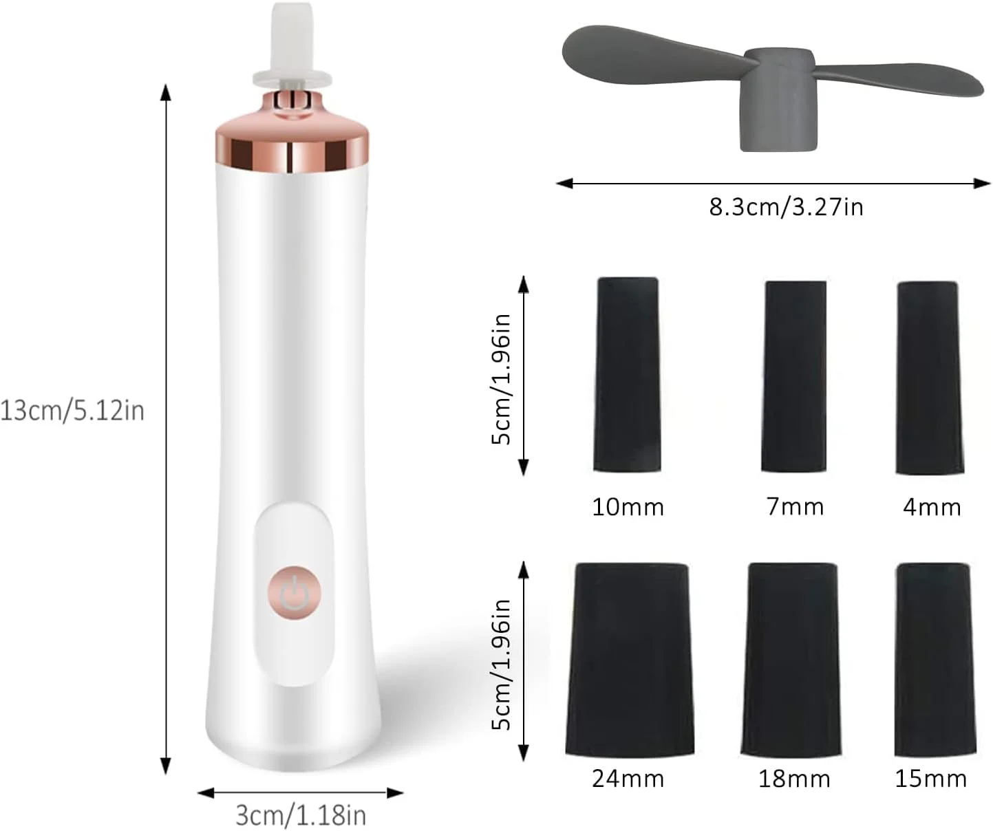 میکسر چسب مژه TERRIFI، میکسر برقی قابل حمل چسب مژه، میکسر لاک ناخن با 2 اتصال دهنده و 6 سایز کالیبر، مخلوط کن مایع برای چسب مژه و لاک ناخن میکسر چسب مژه TERRIFI، میکسر برقی قابل حمل چسب مژه، میکسر لاک ناخن با 2 اتصال دهنده و 6 سایز کالیبر، مخلوط کن مایع برای چسب مژه و لاک ناخن