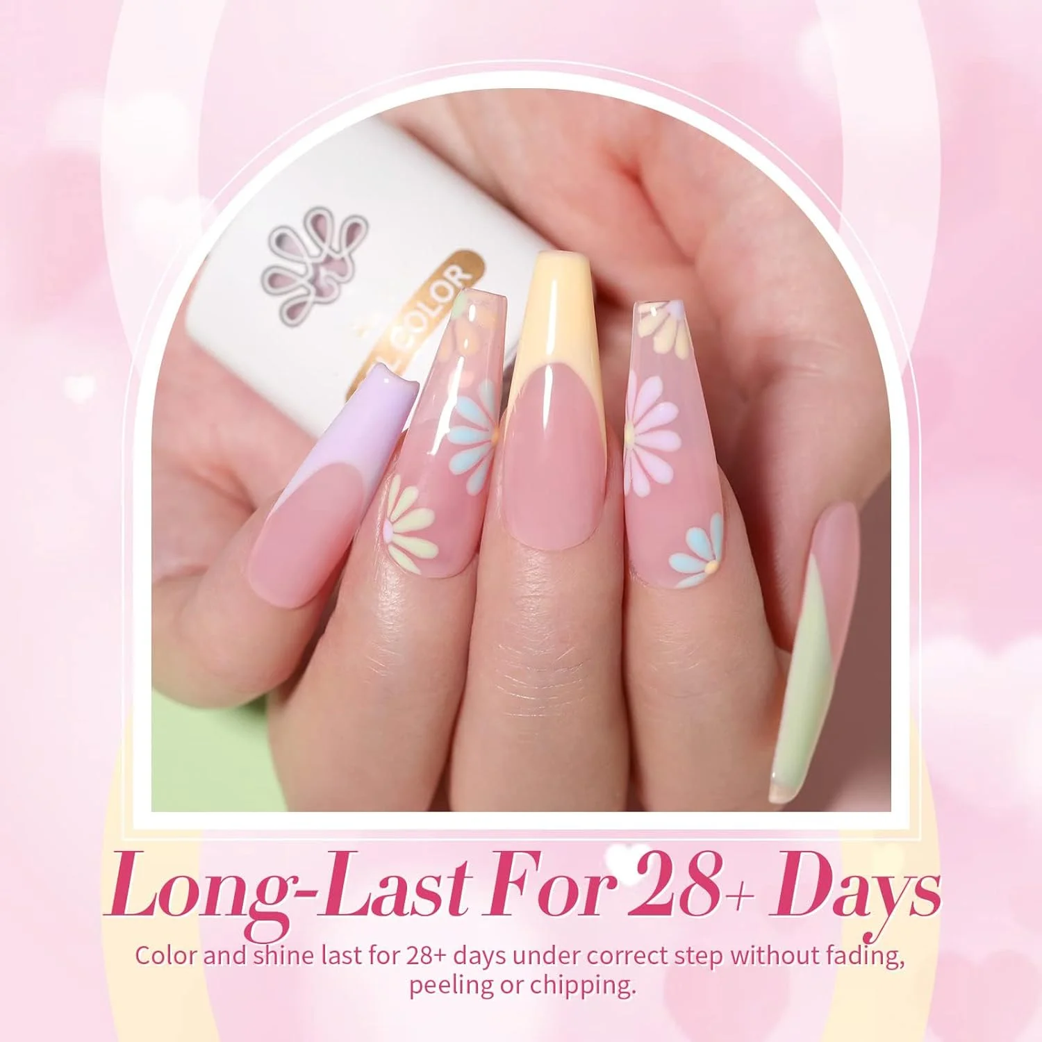 ست لاک ژل 6 عددی TERRIFI، رنگ های پاستلی بهاری و تابستانی، رنگ های شیرین ماکارون آبنباتی، مجموعه رنگ های صورتی، زرد، بنفش، آبی و سبز ملایم عید پاک، جعبه هدیه طراحی ناخن 10 میلی لیتر ست لاک ژل 6 عددی TERRIFI، رنگ های پاستلی بهاری و تابستانی، رنگ های شیرین ماکارون آبنباتی، مجموعه رنگ های صورتی، زرد، بنفش، آبی و سبز ملایم عید پاک، جعبه هدیه طراحی ناخن 10 میلی لیتر