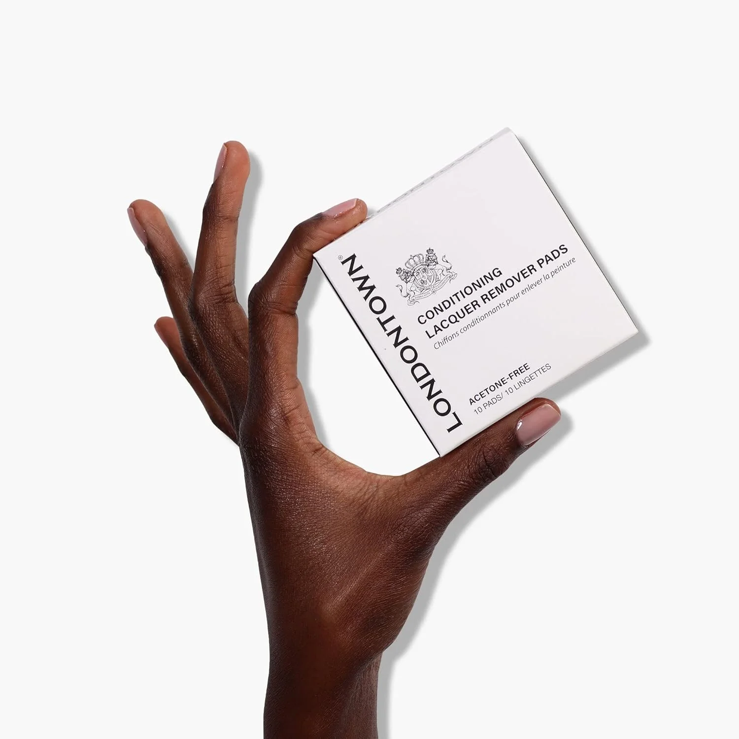 پدهای پاک کننده لاک ناخن لاندن تاون - بدون استون، شفاف، 1 عدد