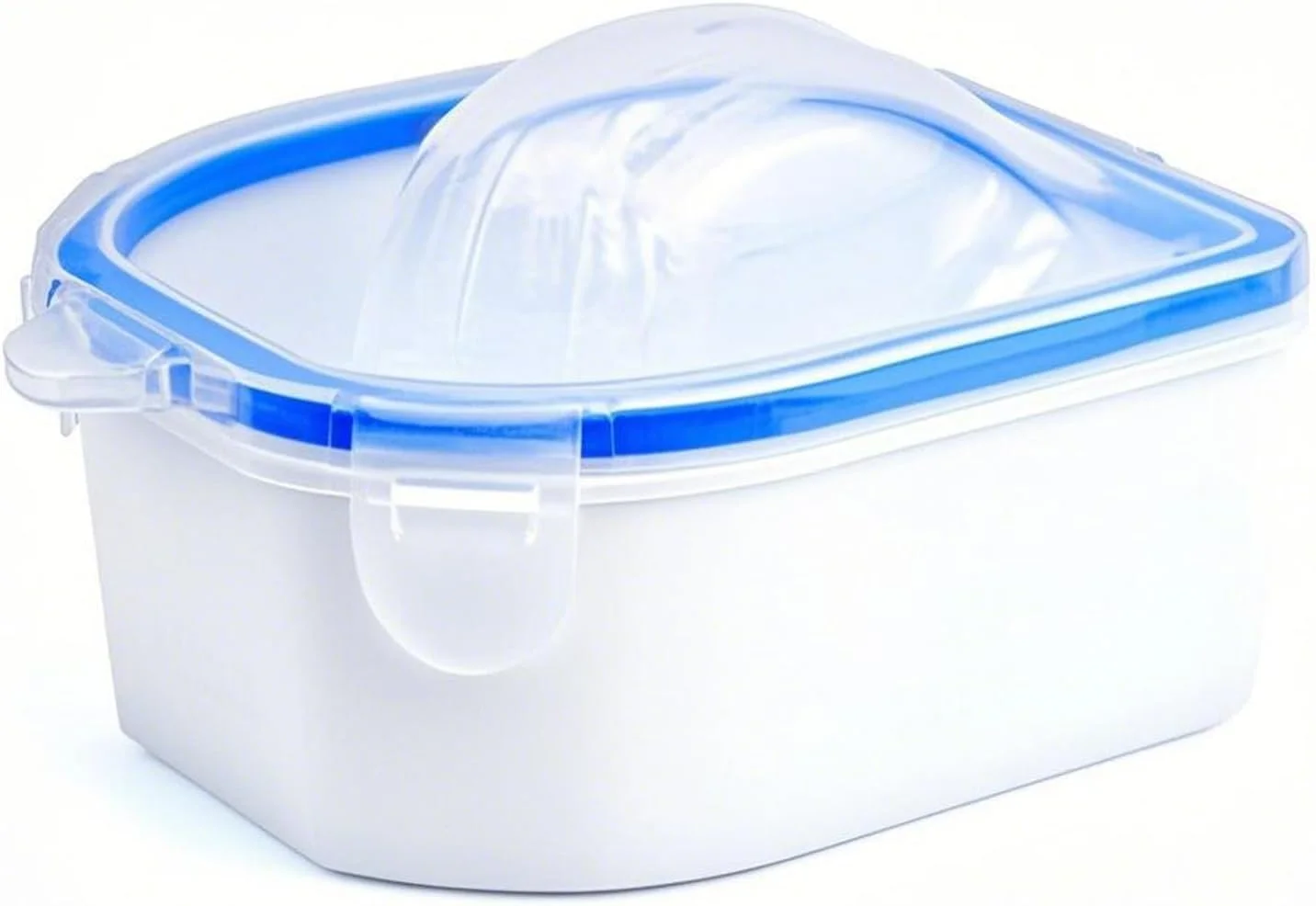 کاسه خیساندن ناخن مقاوم در برابر استون، کاسه برداشتن لاک ناخن برای ریموور ناخن های اکریلیک، کاسه مانیکور برای خانه و سالن