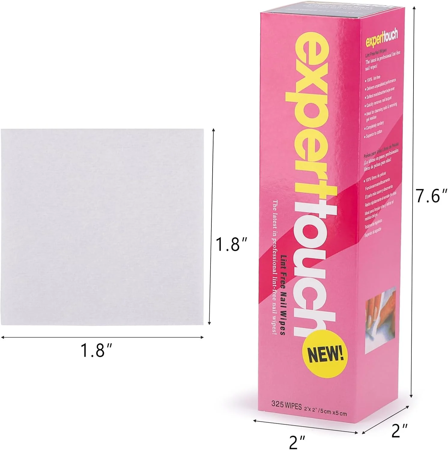 پد پنبه ای ناخن بدون پرز BTYMS، 975 عدد به همراه بطری پمپی خالی برای ریموور لاک ناخن، 180 میلی لیتر