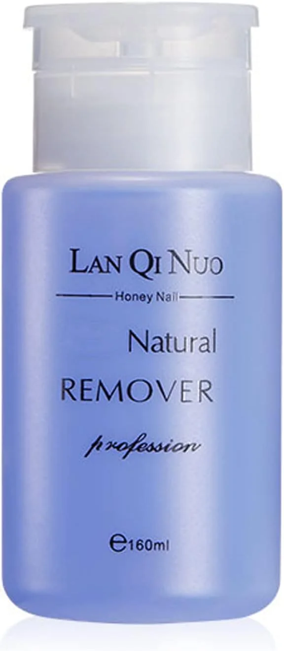 محلول پاک کننده لاک ژل استون 160 میلی لیتر، پاک کننده لاک ناخن برای مانیکور و پدیکور برای پاک کردن سریع لاک ناخن، ژل، اکریلیک، تیپ و چسب