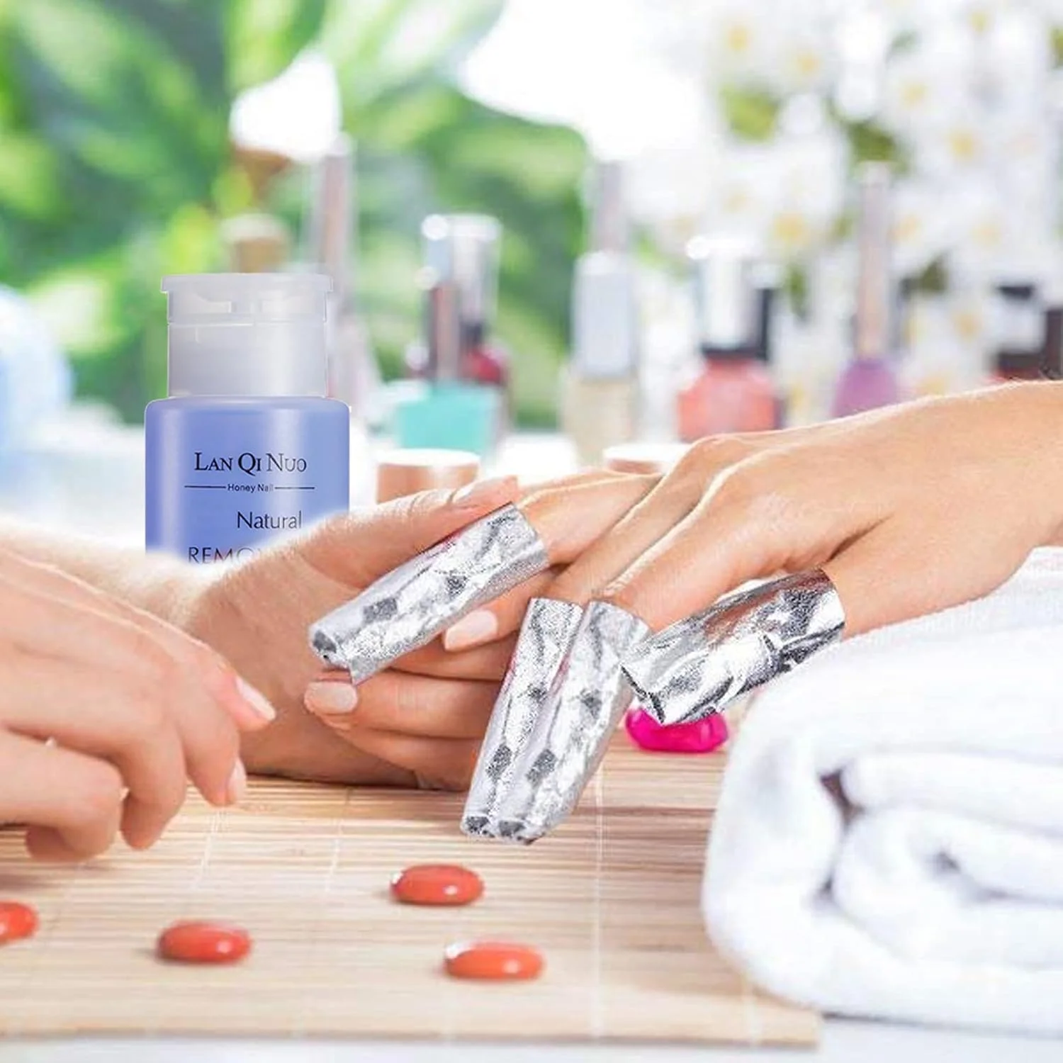 محلول پاک کننده لاک ژل استون 160 میلی لیتر، پاک کننده لاک ناخن برای مانیکور و پدیکور برای پاک کردن سریع لاک ناخن، ژل، اکریلیک، تیپ و چسب