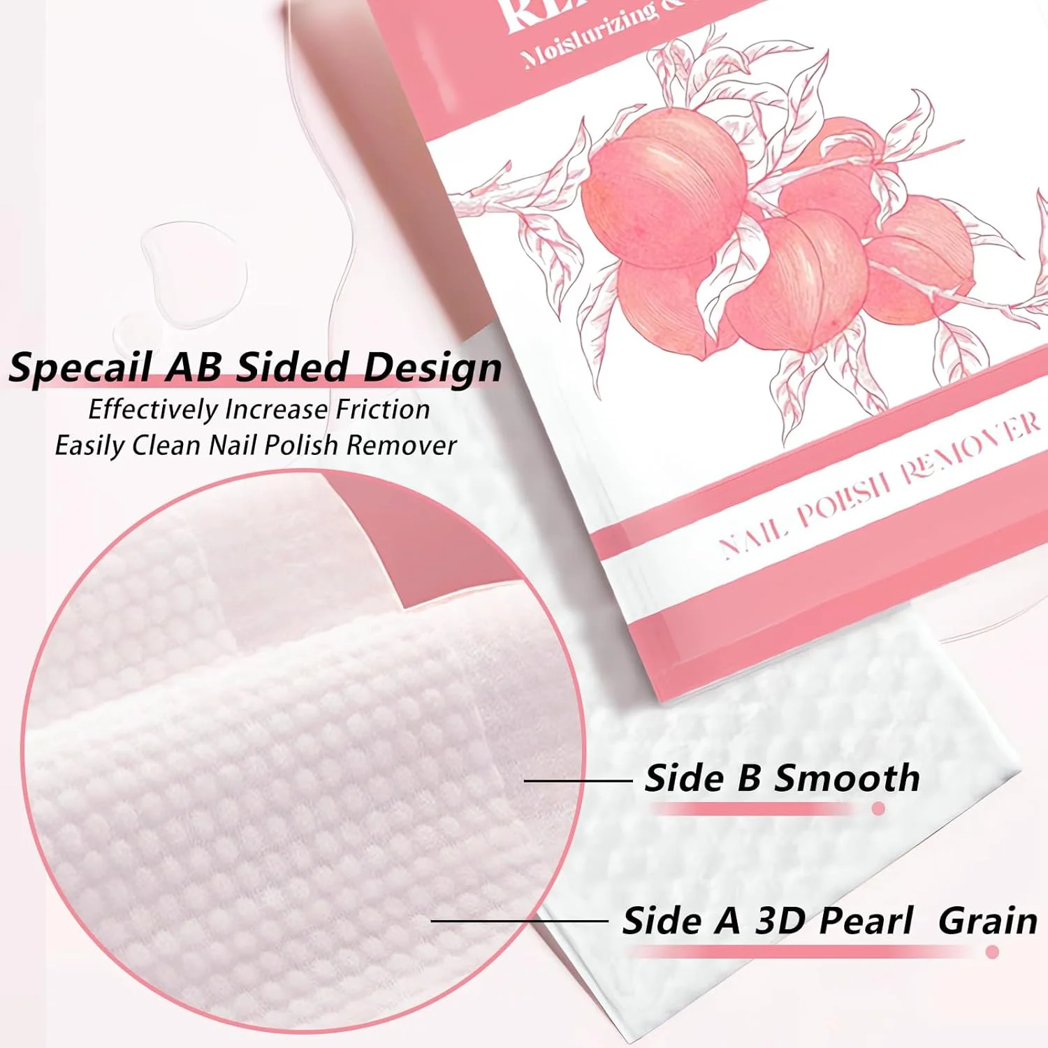 پدهای پاک کننده لاک ناخن، 30 عدد، پدهای استون، بسته بندی تکی، دستمال مرطوب پاک کننده لاک ناخن پدهای پاک کننده لاک ناخن، 30 عدد، پدهای استون، بسته بندی تکی، دستمال مرطوب پاک کننده لاک ناخن