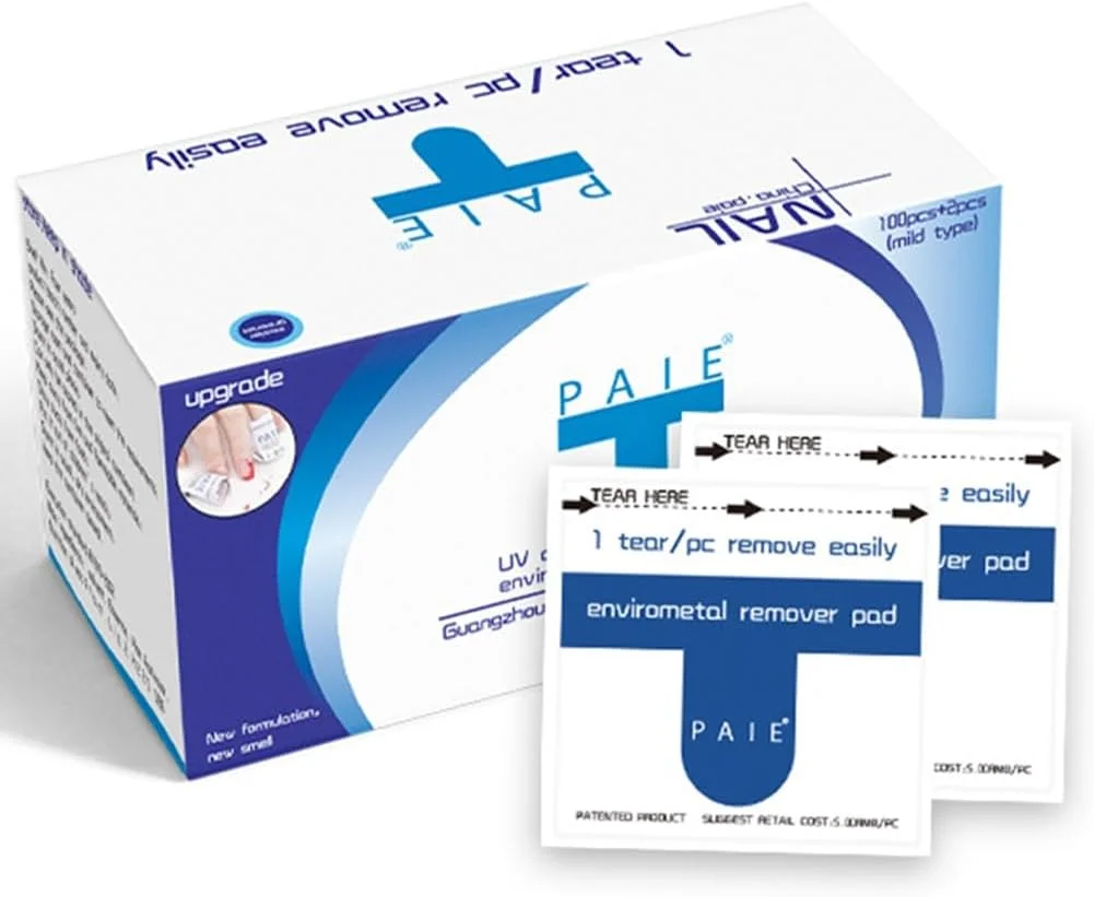 پدهای پاک کننده لاک ناخن - 100 عدد دستمال مرطوب سریع، بسته بندی جداگانه برای پاک کردن لاک ناخن پدهای پاک کننده لاک ناخن - 100 عدد دستمال مرطوب سریع، بسته بندی جداگانه برای پاک کردن لاک ناخن