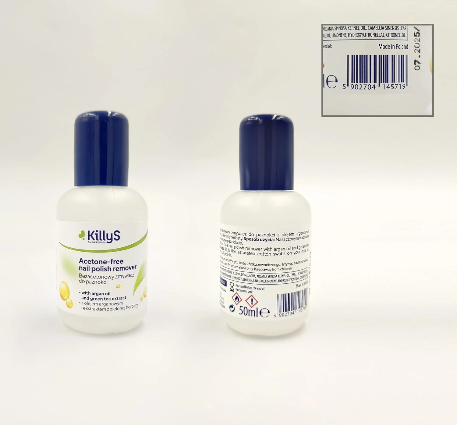 محلول پاک کننده لاک ناخن مینی، 50 میلی لیتر محلول پاک کننده لاک ناخن مینی، 50 میلی لیتر