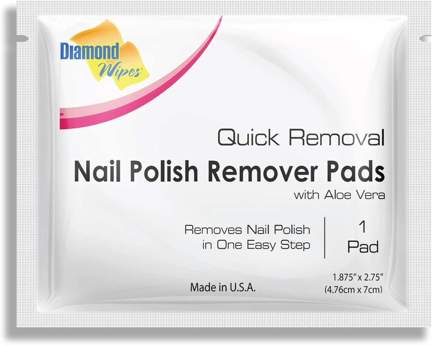 دستمال مرطوب پاک کننده لاک ناخن Diamond Wipes حاوی آلوئه ورا، پدهای پاک کننده لاک ناخن استون دار، بسته 500 عددی دستمال مرطوب لاک ناخن بسته بندی شده تکی دستمال مرطوب پاک کننده لاک ناخن Diamond Wipes حاوی آلوئه ورا، پدهای پاک کننده لاک ناخن استون دار، بسته 500 عددی دستمال مرطوب لاک ناخن بسته بندی شده تکی