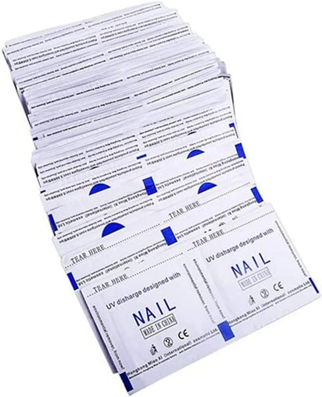 پدهای لاک پاک کن، 100 عدد در هر بسته، پدهای فویل دار برای پاک کردن لاک ژل، پاک کننده طراحی ناخن، لوازم جانبی مانیکور DIY پدهای لاک پاک کن، 100 عدد در هر بسته، پدهای فویل دار برای پاک کردن لاک ژل، پاک کننده طراحی ناخن، لوازم جانبی مانیکور DIY