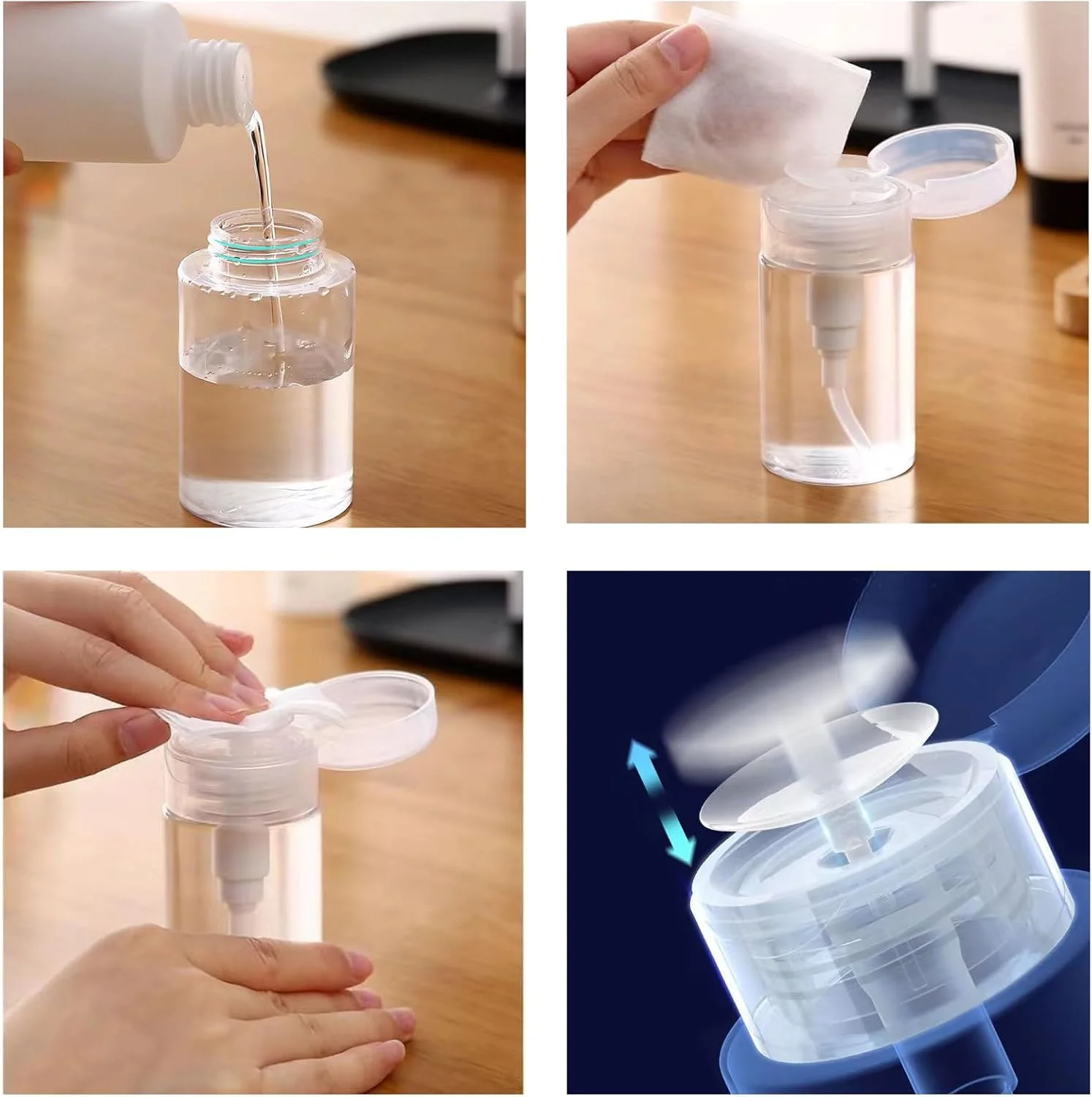 کیت ریموور لاک ژل Ponjowl با 10 عدد گیره/کلیپس ریموور لاک سفید، بطری پخش کننده استون، عقب زننده کوتیکول لاک، 400 عدد پد پنبه ای، برس دسته دار، سوهان ناخن، بافر بلاک. کیت ریموور لاک ژل Ponjowl با 10 عدد گیره/کلیپس ریموور لاک سفید، بطری پخش کننده استون، عقب زننده کوتیکول لاک، 400 عدد پد پنبه ای، برس دسته دار، سوهان ناخن، بافر بلاک.