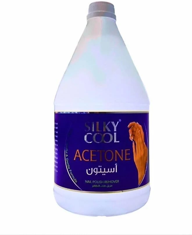 استون پاک کننده لاک ناخن (SilkyCool) 3.78 لیتر استون پاک کننده لاک ناخن (SilkyCool) 3.78 لیتر