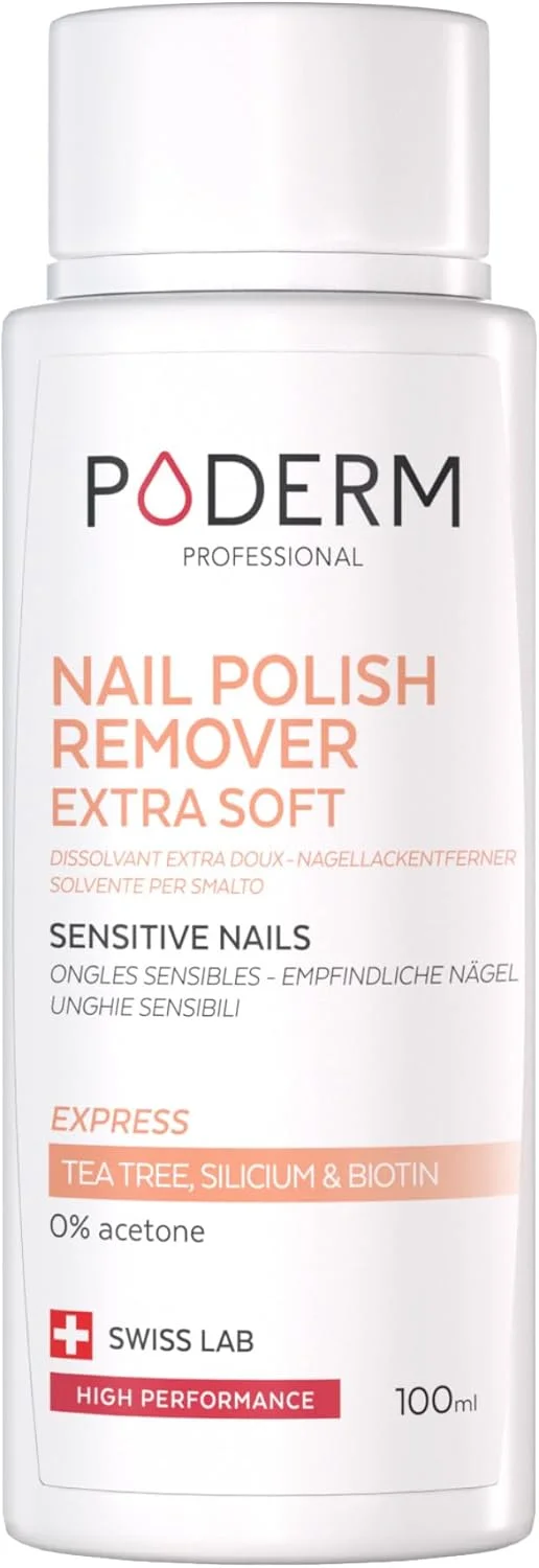 پاک کننده لاک ناخن بسیار ملایم پودرم با روغن درخت چای - پاک کننده سریع و آسان لاک ناخن - بدون استون - تقویت کننده و مغذی ناخن ها - 100 میلی لیتر - لابراتوار سوئیس پاک کننده لاک ناخن بسیار ملایم پودرم با روغن درخت چای - پاک کننده سریع و آسان لاک ناخن - بدون استون - تقویت کننده و مغذی ناخن ها - 100 میلی لیتر - لابراتوار سوئیس