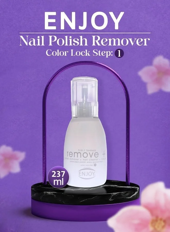 محلول پاک کننده لاک ناخن شفاف 150 میلی لیتر – فرمول ملایم بدون استون – به طور موثر لاک ناخن را پاک می کند – مناسب برای ناخن های طبیعی و مصنوعی