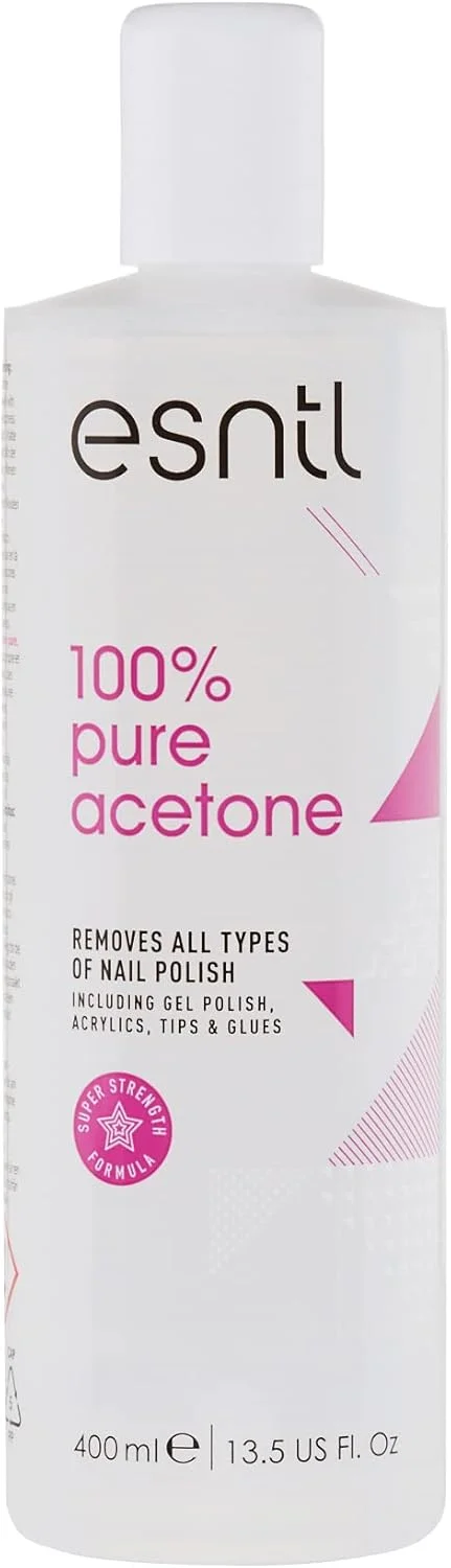 محلول ۱۰۰٪ استون خالص پاک کننده لاک ناخن | ۴۰۰ میلی لیتر | فرمول فوق العاده قوی | از بین برنده ژل، اکریلیک، تیپ و چسب | مورد اعتماد سالن های زیبایی انگلستان (۴۰۰ میلی لیتر) محلول ۱۰۰٪ استون خالص پاک کننده لاک ناخن | ۴۰۰ میلی لیتر | فرمول فوق العاده قوی | از بین برنده ژل، اکریلیک، تیپ و چسب | مورد اعتماد سالن های زیبایی انگلستان (۴۰۰ میلی لیتر)
