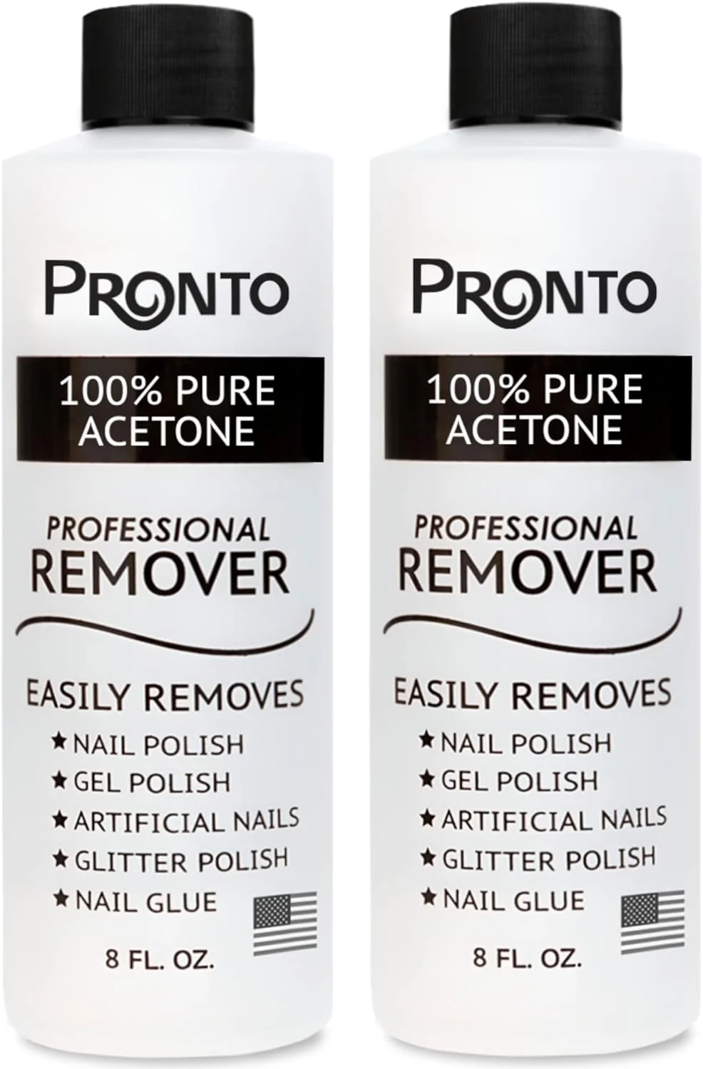 محلول پاک کننده لاک ژل ناخن 100% استون Pronto برای ناخن | پاک کننده لاک ناخن استون و پاک کننده ژل برای ناخن، چسب، ژل، اکریلیک و دیپ | 236 میلی لیتر (بسته 2 عددی) محلول پاک کننده لاک ژل ناخن 100% استون Pronto برای ناخن | پاک کننده لاک ناخن استون و پاک کننده ژل برای ناخن، چسب، ژل، اکریلیک و دیپ | 236 میلی لیتر (بسته 2 عددی)
