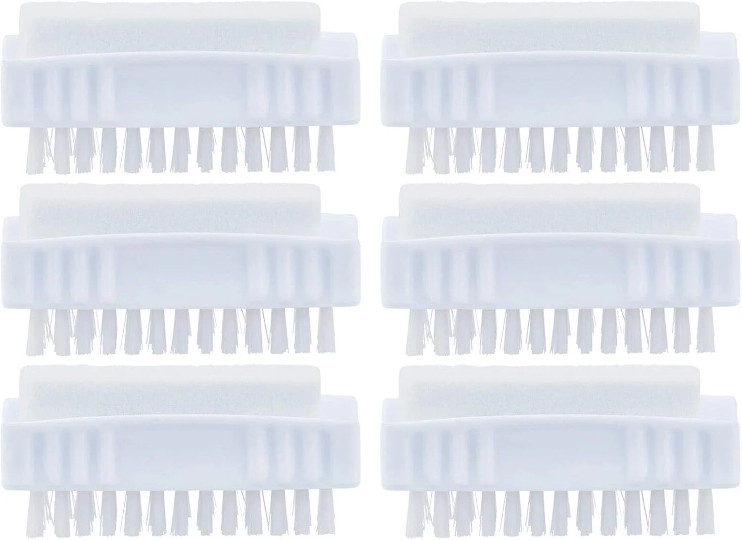 برس ناخن سوپریو با سنگ پا، برس دوش دو طرفه، اسکرابر پا برای حمام، لایه بردار پوست خشک و مرده، برس موهای زبر، از بین برنده پینه دست و پاشنه پا، صاف کننده پوست، ماساژ آرنج و انگشتان پا