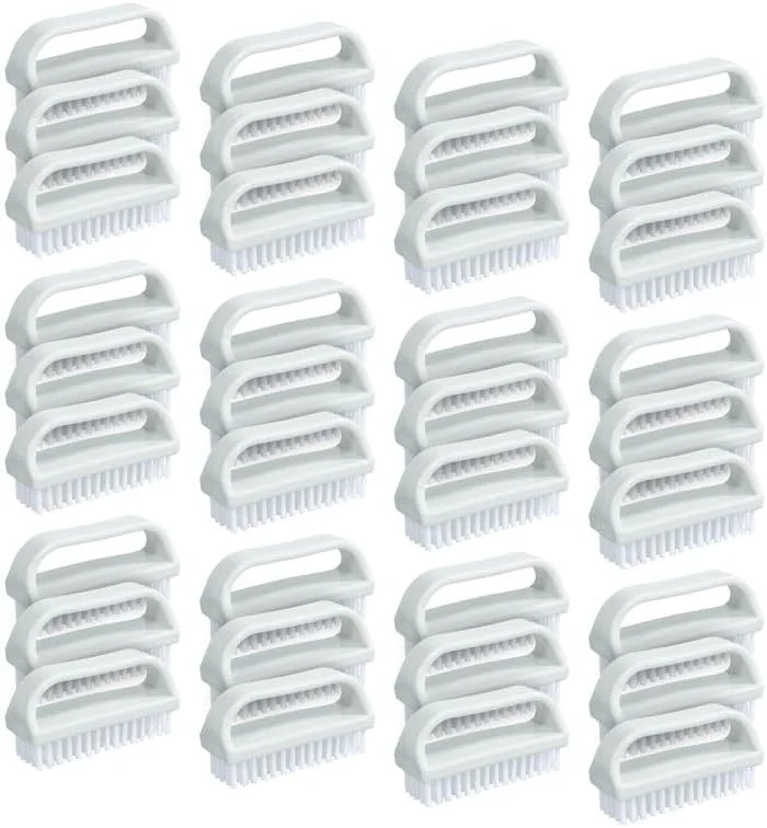 برس ناخن برای تمیز کردن ناخن های دست و پا، برس اسکراب ناخن، برس تمیز کننده ناخن های دست، برس کوچک اسکراب، برس تمیز کننده چند منظوره سفت برای خانه، آشپزخانه، محل کار (36 عدد)