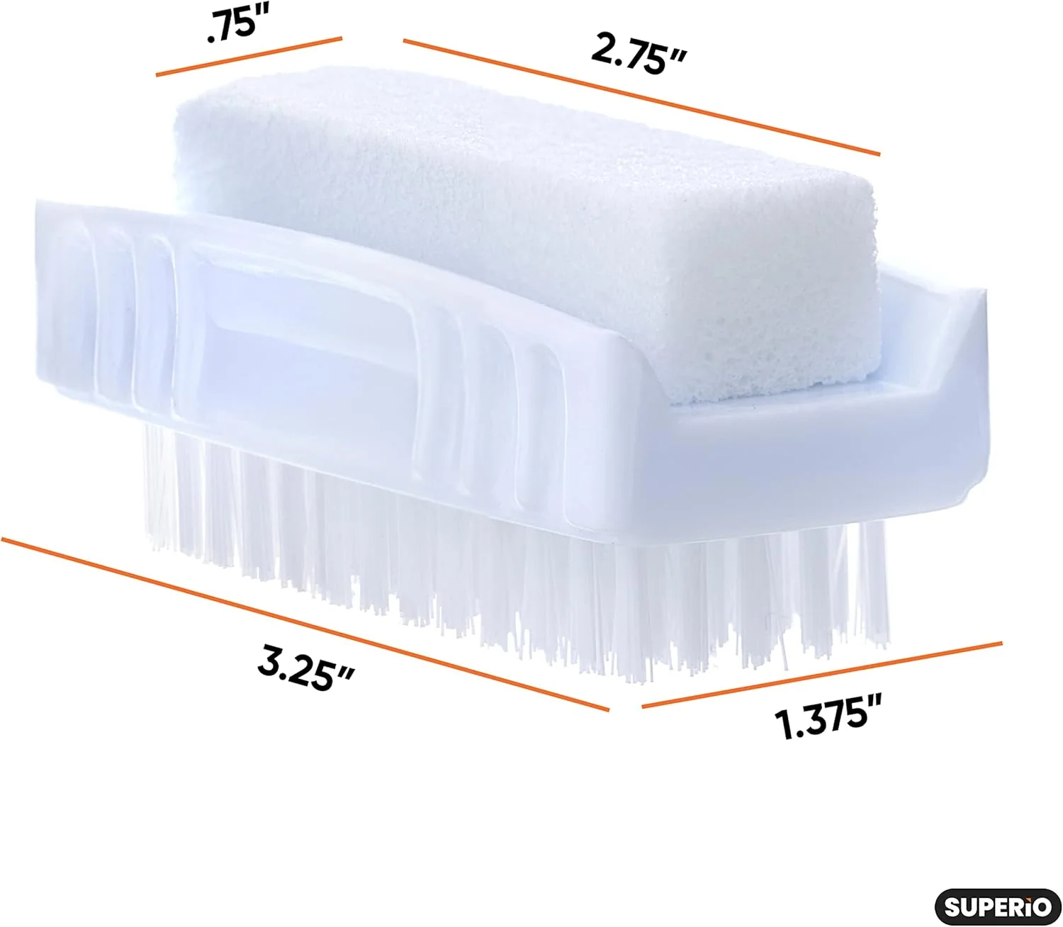 برس ناخن سوپریو با سنگ پا، برس دوش دو طرفه، اسکرابر پا برای حمام، لایه بردار پوست خشک و مرده، برس موهای زبر، از بین برنده پینه دست و پاشنه پا، صاف کننده پوست، ماساژ آرنج و انگشتان پا برس ناخن سوپریو با سنگ پا، برس دوش دو طرفه، اسکرابر پا برای حمام، لایه بردار پوست خشک و مرده، برس موهای زبر، از بین برنده پینه دست و پاشنه پا، صاف کننده پوست، ماساژ آرنج و انگشتان پا