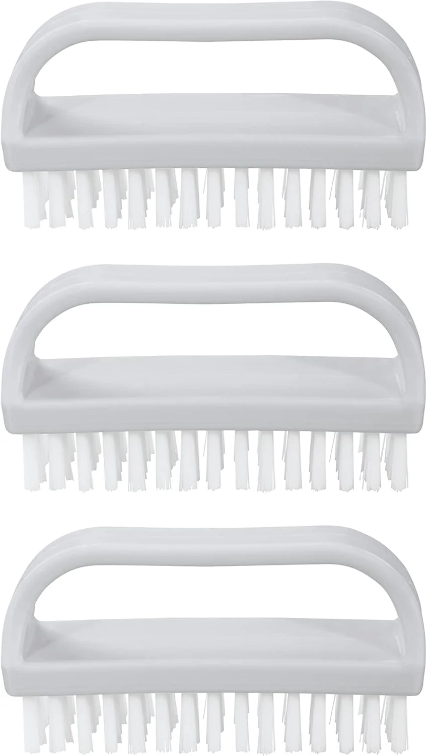 برس ناخن Superio برای تمیز کردن ناخن های دست، برس اسکراب ناخن، برس تمیز کننده ناخن انگشتان پا و دست - برس اسکراب کوچک - برس تمیز کننده سفت چند منظوره برای خانه، آشپزخانه، محل کار، (3 عدد)