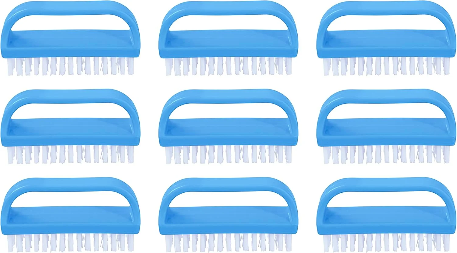 برس ناخن Superio برای تمیز کردن ناخن های دست، برس اسکراب ناخن، برس تمیز کننده ناخن پا و دست - برس اسکراب کوچک - برس تمیز کننده سفت همه منظوره برای خانه، آشپزخانه، محل کار، بسته 9 عددی