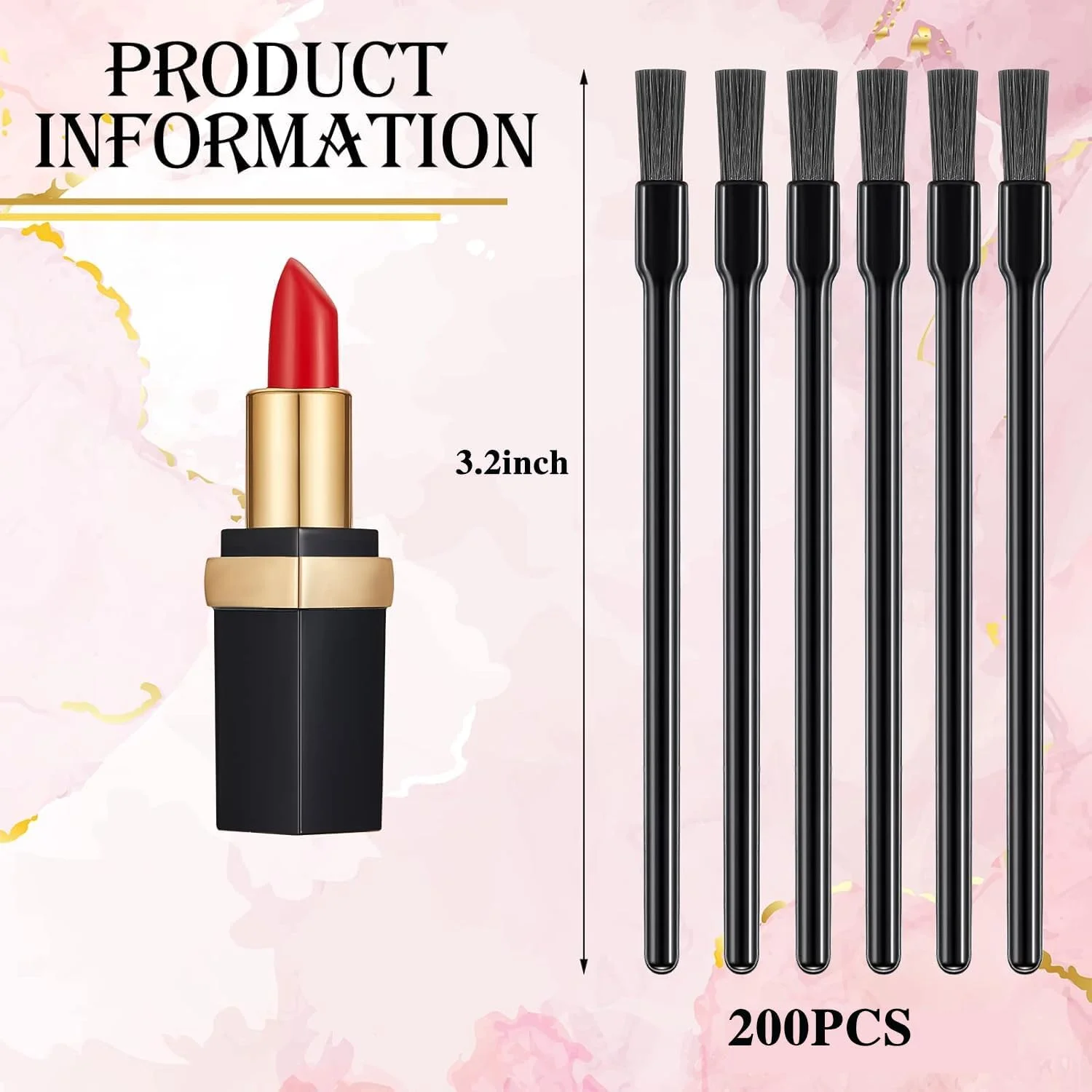 برس لب یکبار مصرف، 200 عدد برس چند منظوره برای رژ لب و براق کننده لب، برس لاک ناخن، ابزار آرایشی قابل حمل برای خانم ها، مناسب برای مسافرت و استفاده روزانه برس لب یکبار مصرف، 200 عدد برس چند منظوره برای رژ لب و براق کننده لب، برس لاک ناخن، ابزار آرایشی قابل حمل برای خانم ها، مناسب برای مسافرت و استفاده روزانه