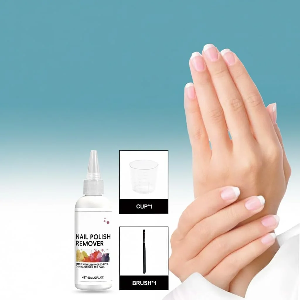 محلول پاک کننده ناخن مصنوعی KASTWAVE، حاوی روغن کرچک و ویتامین E، پاک کننده ملایم ناخن به همراه برس، کاسه و لوازم جانبی، 60 میلی لیتر محلول پاک کننده ناخن مصنوعی KASTWAVE، حاوی روغن کرچک و ویتامین E، پاک کننده ملایم ناخن به همراه برس، کاسه و لوازم جانبی، 60 میلی لیتر