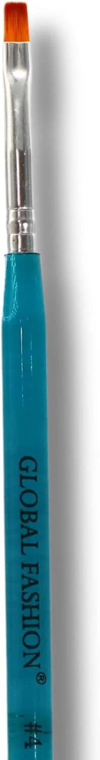 برس تخت حرفه ای گلوبال فشن برای لاک ژل یو وی - ناخن های خیره کننده را در خانه ایجاد کنید | (#4) برس تخت حرفه ای گلوبال فشن برای لاک ژل یو وی - ناخن های خیره کننده را در خانه ایجاد کنید | (#4)