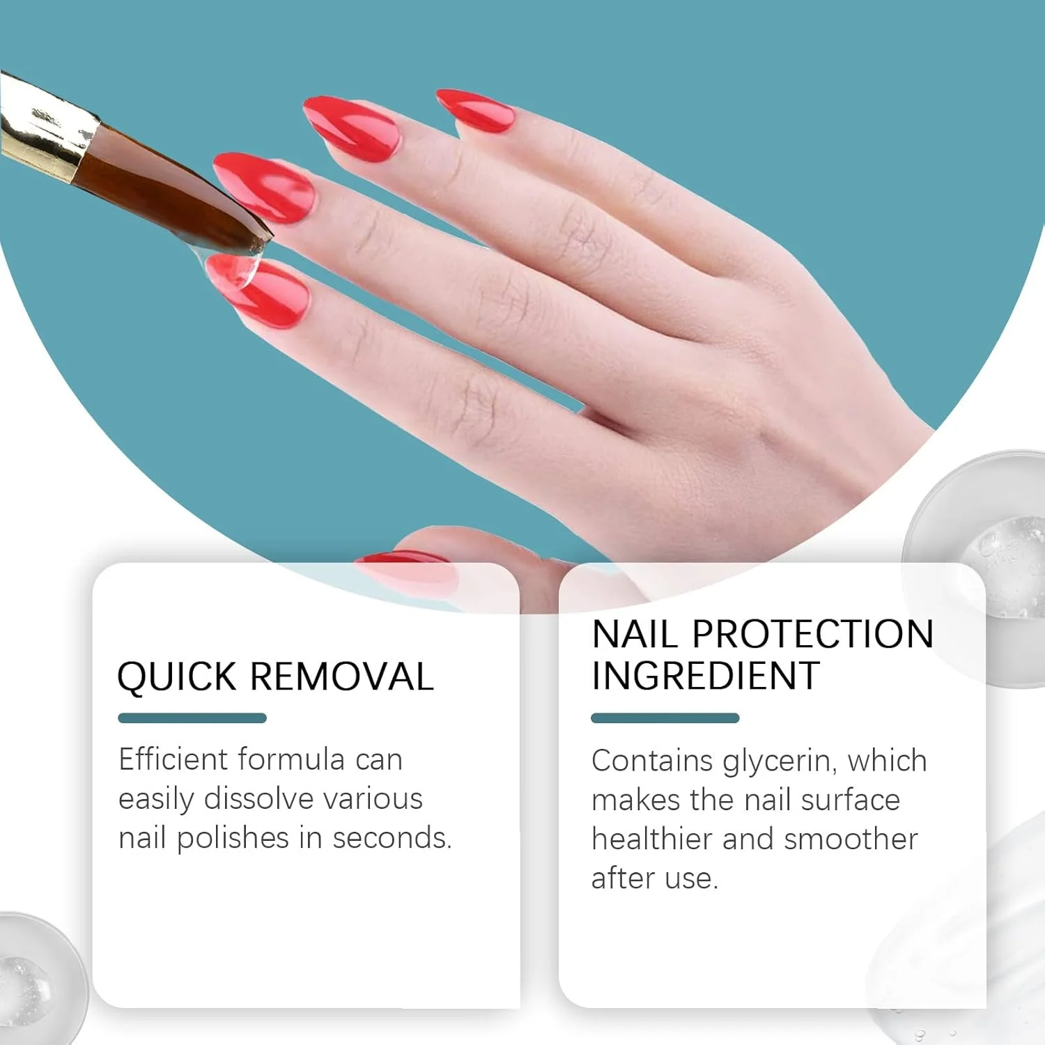 محلول پاک کننده ناخن مصنوعی KASTWAVE، حاوی روغن کرچک و ویتامین E، پاک کننده ملایم ناخن به همراه برس، کاسه و لوازم جانبی، 60 میلی لیتر محلول پاک کننده ناخن مصنوعی KASTWAVE، حاوی روغن کرچک و ویتامین E، پاک کننده ملایم ناخن به همراه برس، کاسه و لوازم جانبی، 60 میلی لیتر