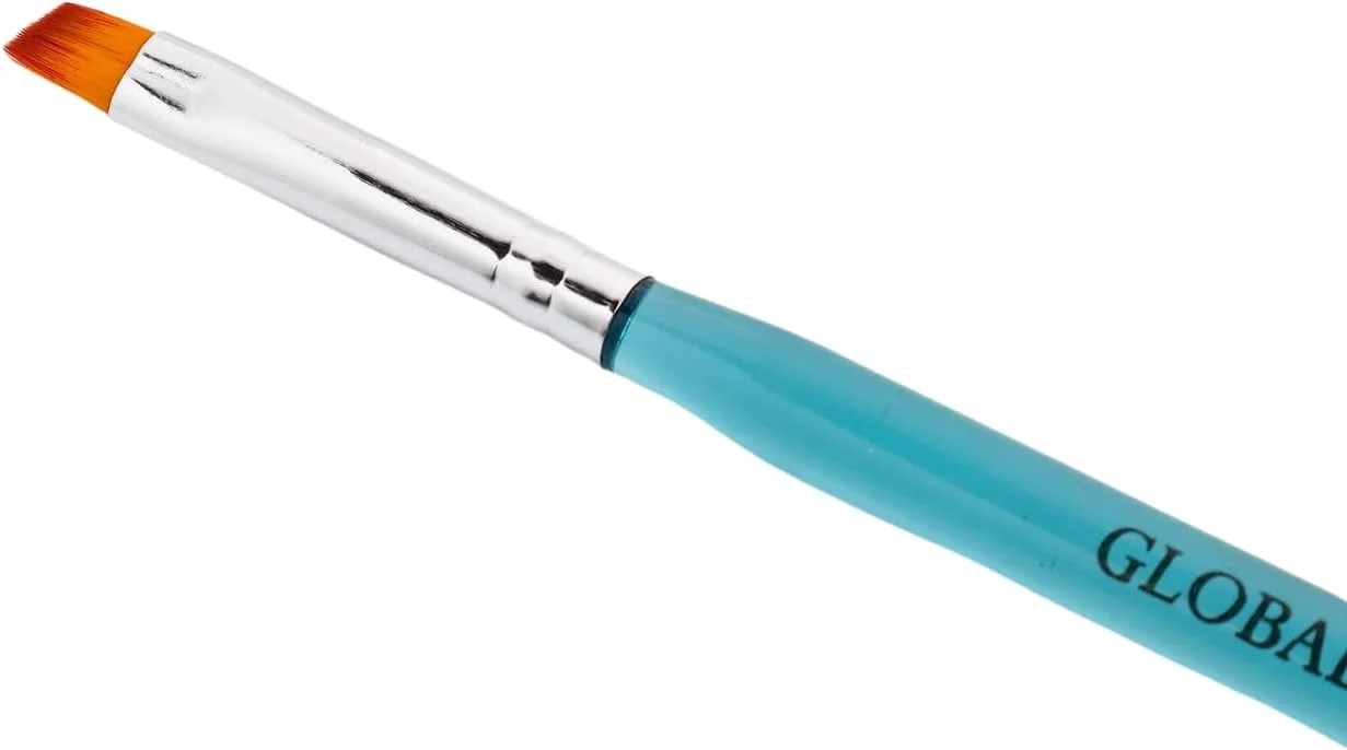 قلم موی تخت مصنوعی حرفه ای گلوبال فشن برای لاک ژل یو وی - ناخن های خیره کننده در خانه ایجاد کنید - | (#8)