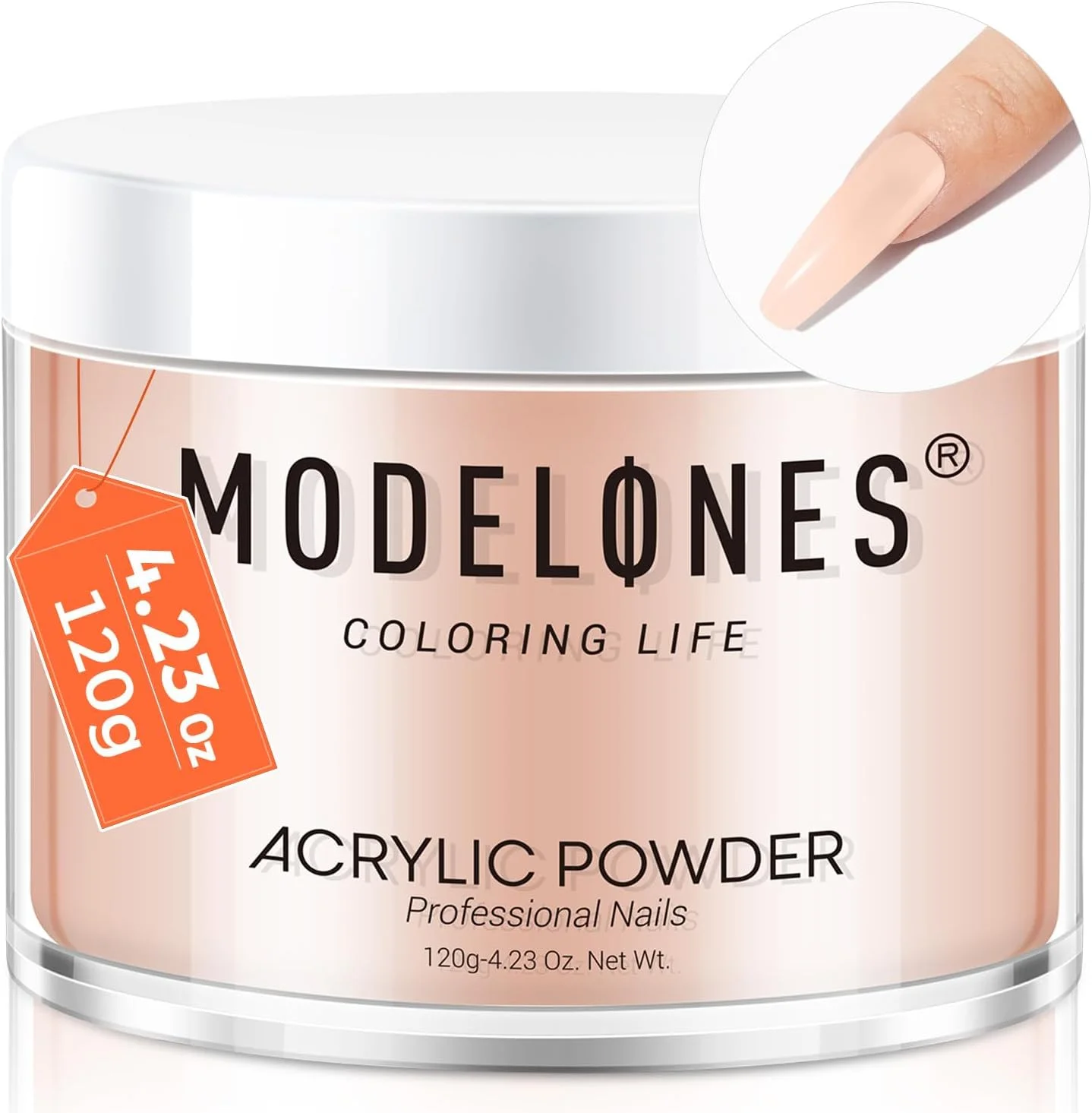 پودر اکریلیک کاور نود رژگونه Modelones، ظرفیت بزرگ ۱۲۰ گرمی، پودر پلیمر اکریلیک ناخن حرفه ای برای طراحی سه بعدی، مانیکور ناخن فرانسوی، اکستنشن و طراحی پودر اکریلیک کاور نود رژگونه Modelones، ظرفیت بزرگ ۱۲۰ گرمی، پودر پلیمر اکریلیک ناخن حرفه ای برای طراحی سه بعدی، مانیکور ناخن فرانسوی، اکستنشن و طراحی