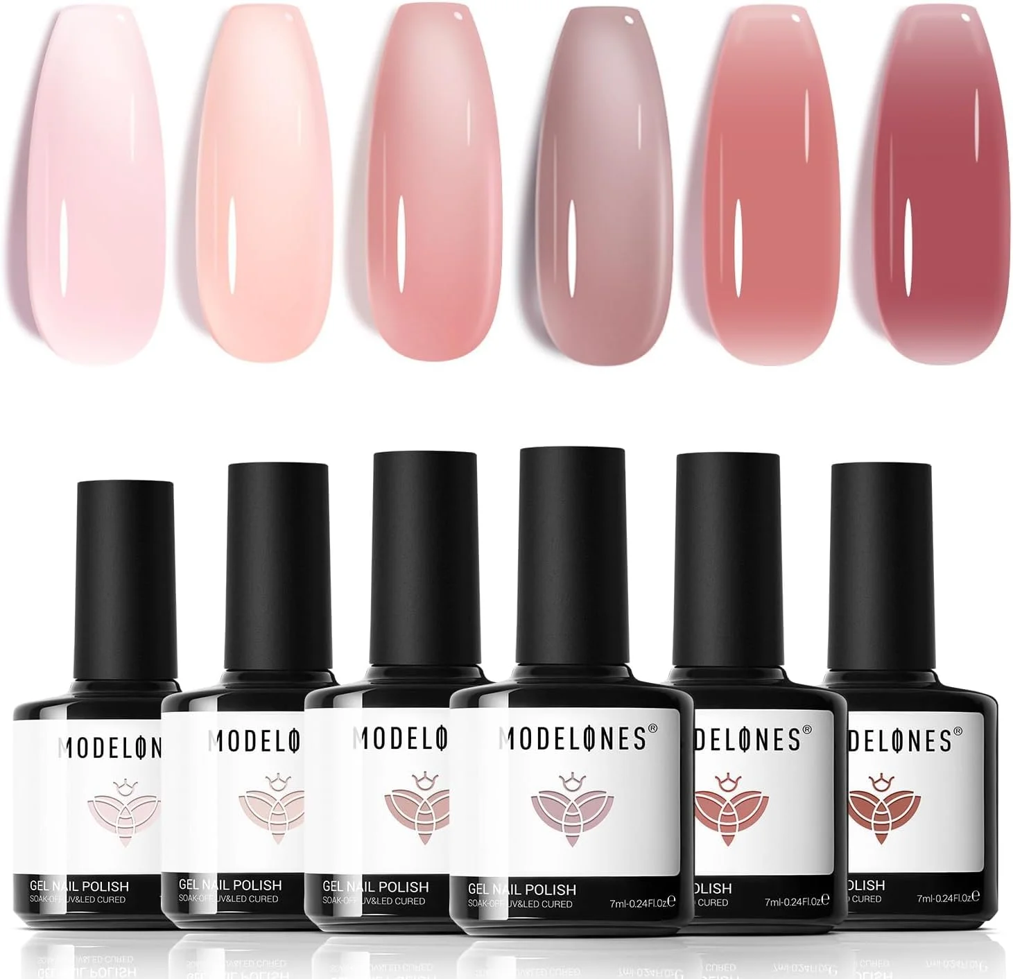 لاک ژل ژله ای مدلونز، 6 رنگ لاک ژل خنثی، شیری، سفید، صورتی، قرمز، طراحی ناخن هنری، کیت لاک ژل شفاف، مناسب استفاده با دستگاه LED، مناسب مانیکور سالنی، هدیه برای دختران و زنان لاک ژل ژله ای مدلونز، 6 رنگ لاک ژل خنثی، شیری، سفید، صورتی، قرمز، طراحی ناخن هنری، کیت لاک ژل شفاف، مناسب استفاده با دستگاه LED، مناسب مانیکور سالنی، هدیه برای دختران و زنان