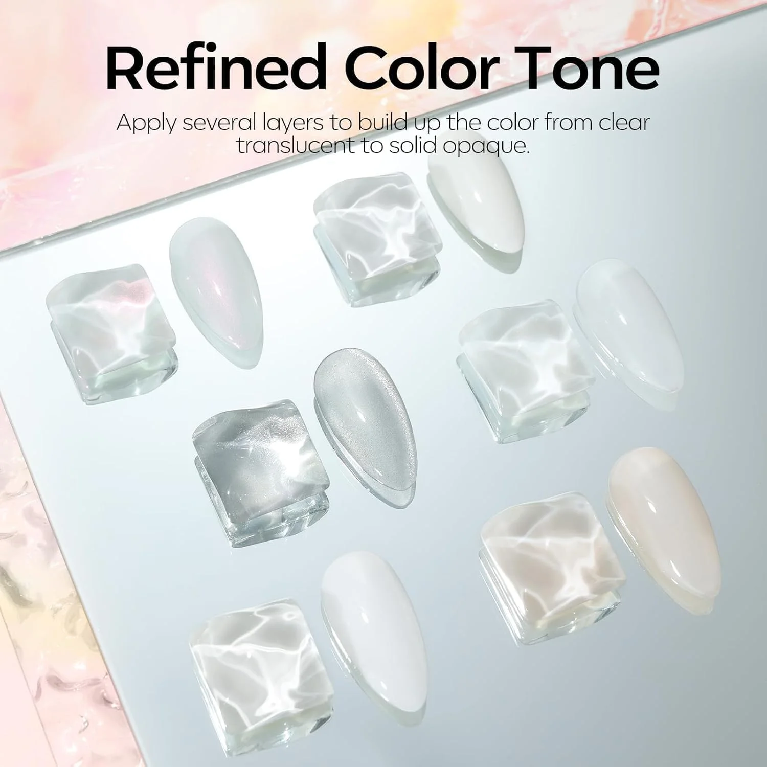 لاک ژل ناخن سفید Modelones، ست لاک ژل چشم گربه ای سفید شیری 6 رنگ با آهنربا، کیت مانیکور ژله ای Nude، مناسب طراحی ناخن در خانه و سالن لاک ژل ناخن سفید Modelones، ست لاک ژل چشم گربه ای سفید شیری 6 رنگ با آهنربا، کیت مانیکور ژله ای Nude، مناسب طراحی ناخن در خانه و سالن