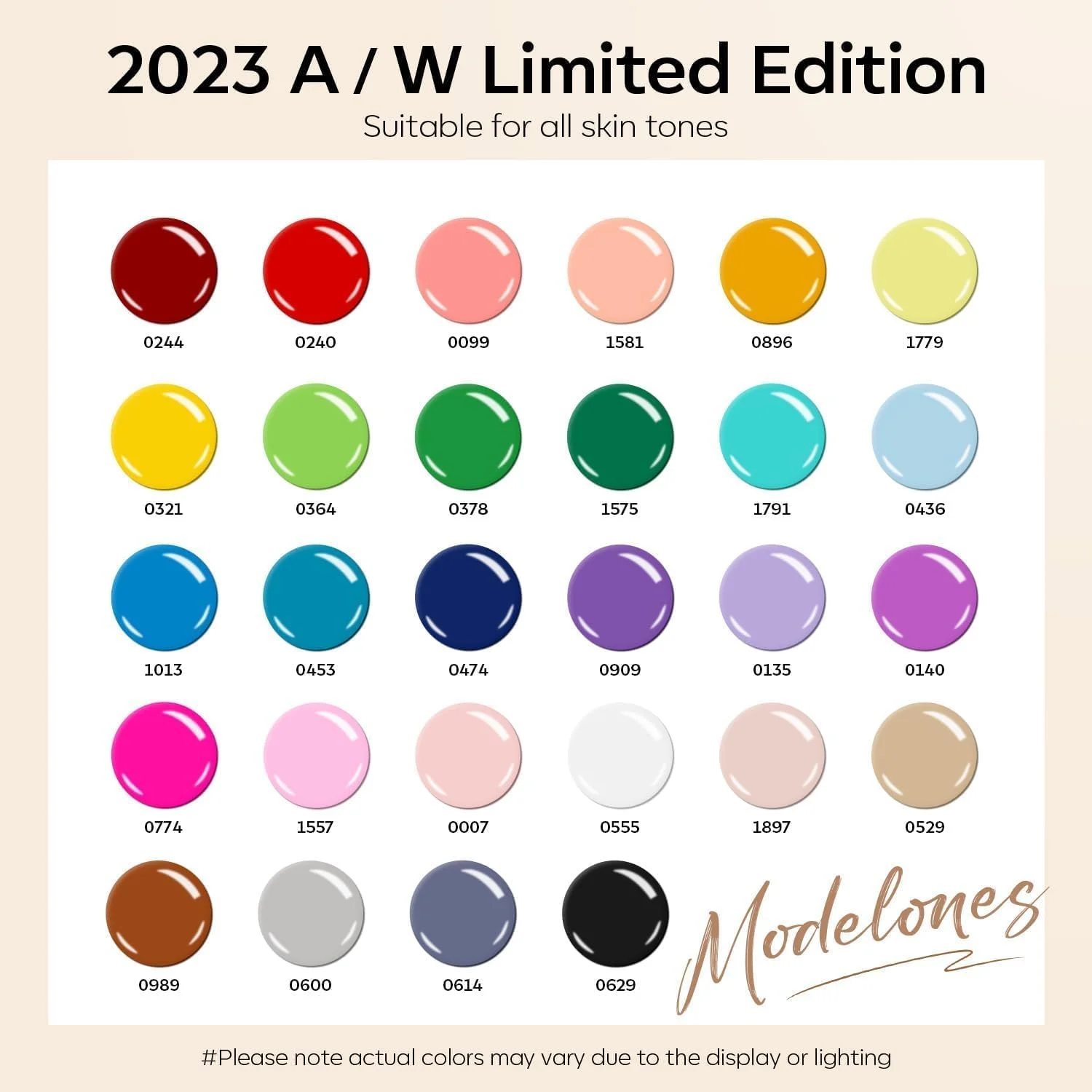 ست لاک ژل 32 عددی Modelones، شامل 28 رنگ رنگین کمانی با پوشش تاپ کت براق و مات، پرایمر و بیس کت ست لاک ژل 32 عددی Modelones، شامل 28 رنگ رنگین کمانی با پوشش تاپ کت براق و مات، پرایمر و بیس کت