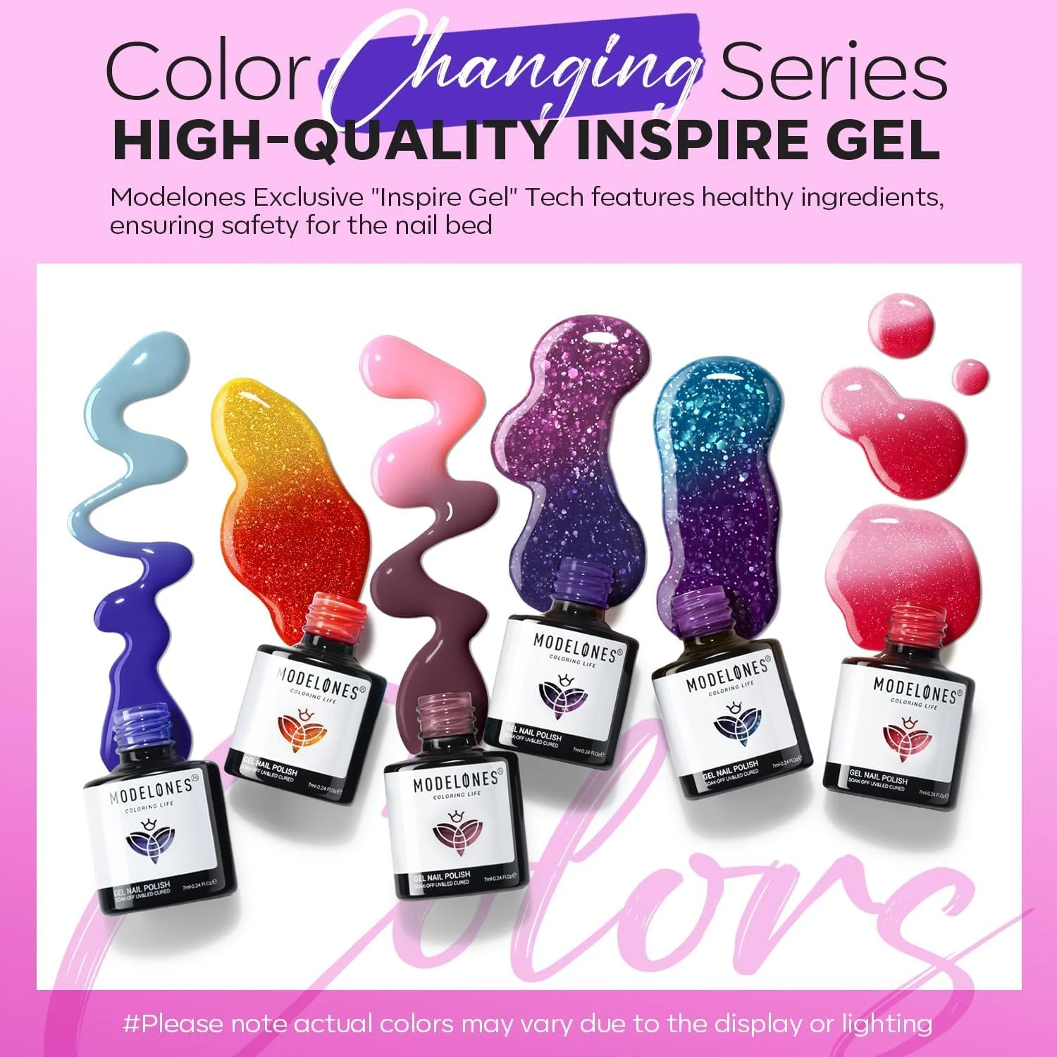 ست لاک ژل حرارتی تغییر رنگ مدلونز، 6 رنگ قرمز صورتی اکلیلی آبی بنفش، تغییر دمای لاک ناخن، مناسب طراحی ناخن، مانیکور سالنی، هدیه تعطیلات ست لاک ژل حرارتی تغییر رنگ مدلونز، 6 رنگ قرمز صورتی اکلیلی آبی بنفش، تغییر دمای لاک ناخن، مناسب طراحی ناخن، مانیکور سالنی، هدیه تعطیلات