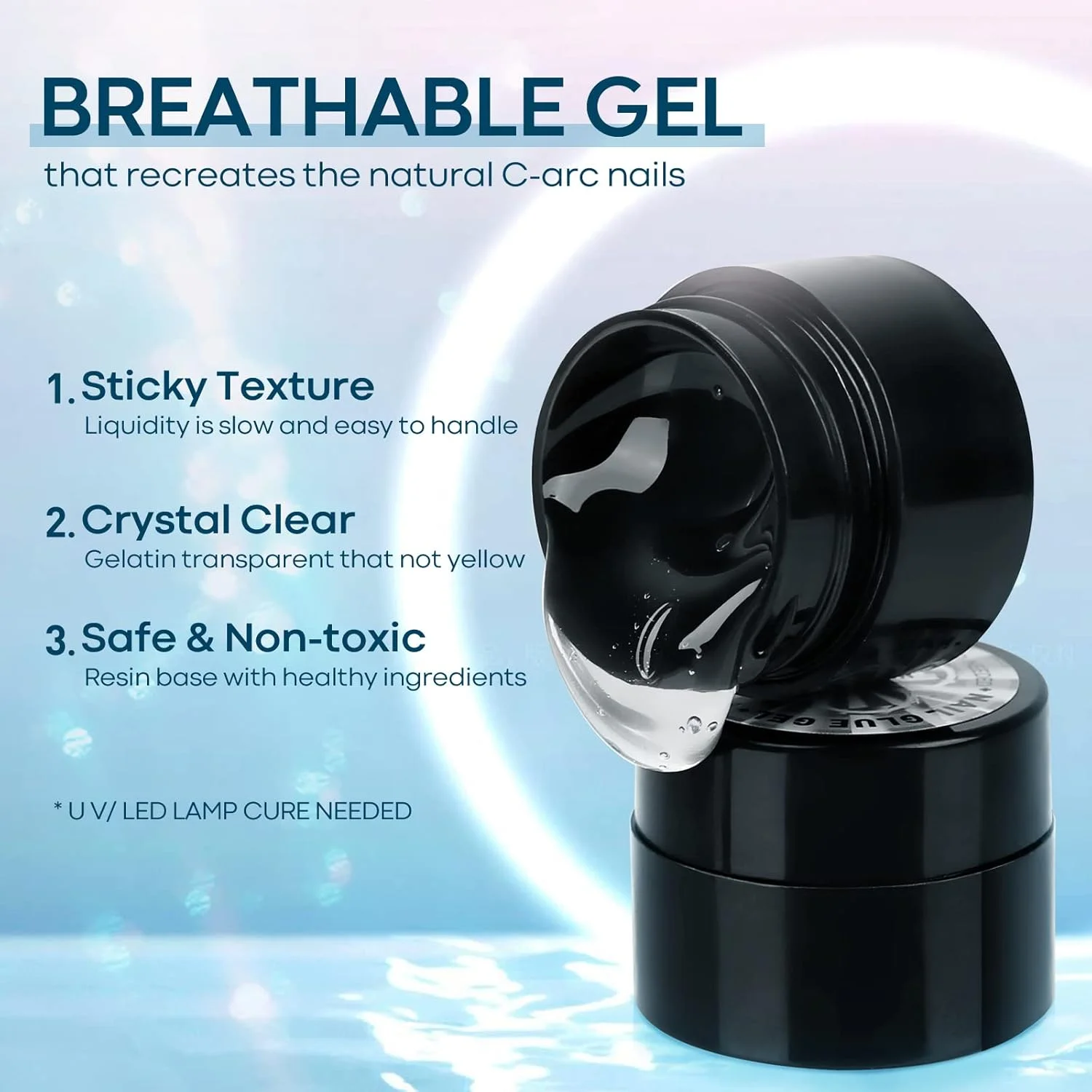 چسب نگین ناخن Modelones، چسب فوق العاده قوی بدون نیاز به پاک کردن با برس دو منظوره برای نگین/جواهرات/الماس، ست 4 عددی چسب نگین ناخن Modelones، چسب فوق العاده قوی بدون نیاز به پاک کردن با برس دو منظوره برای نگین/جواهرات/الماس، ست 4 عددی