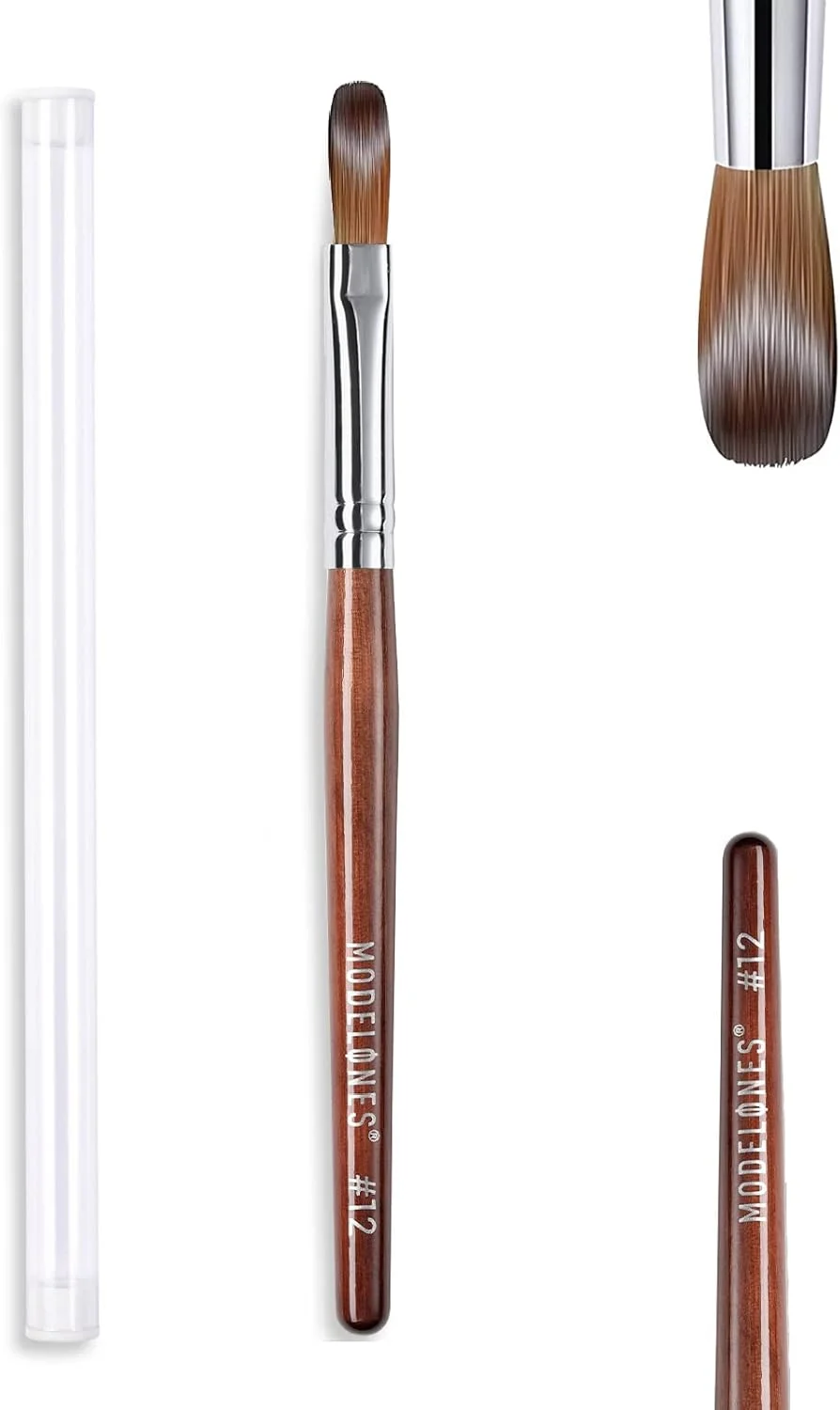 قلم کاشت ناخن اکرلیک مدلونز، موی خالص Kolinsky، دسته چوبی قرمز با لوله آلیاژی محکم، قلم گرد برای طراحی ناخن، ابزار مانیکور (سایز 12#) قلم کاشت ناخن اکرلیک مدلونز، موی خالص Kolinsky، دسته چوبی قرمز با لوله آلیاژی محکم، قلم گرد برای طراحی ناخن، ابزار مانیکور (سایز 12#)