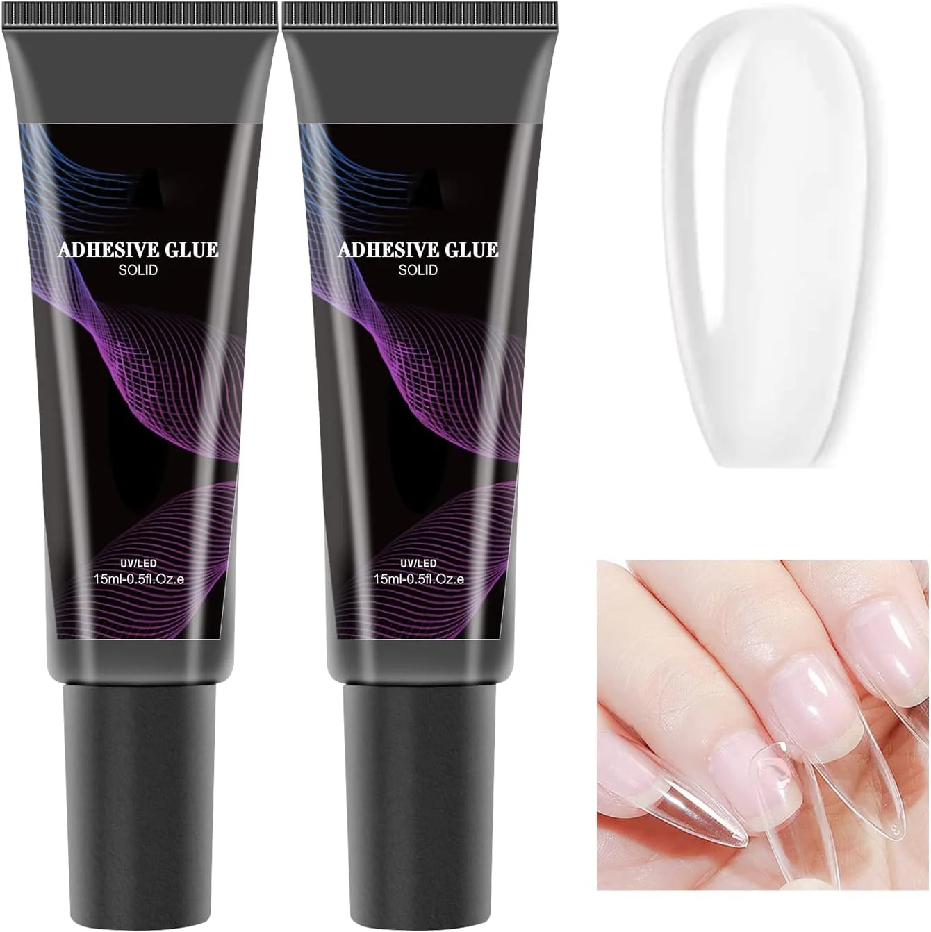 چسب ژل اکستنشن ناخن 2 عددی، چسب ژل خشک شونده سریع برای اکستنشن ناخن، ژل ساخت ناخن، چسب چسبنده نگین ناخن - شفاف چسب ژل اکستنشن ناخن 2 عددی، چسب ژل خشک شونده سریع برای اکستنشن ناخن، ژل ساخت ناخن، چسب چسبنده نگین ناخن - شفاف