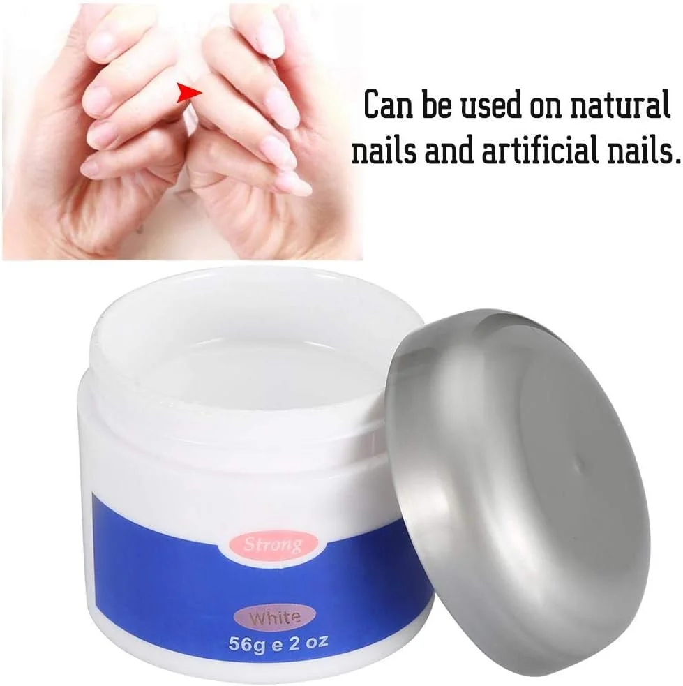 ژل یو وی برای مهر و موم کردن، چسب اکستنشن ناخن 56 گرمی برای ناخن های بسیار براق و بادوام (سفید) ژل یو وی برای مهر و موم کردن، چسب اکستنشن ناخن 56 گرمی برای ناخن های بسیار براق و بادوام (سفید)