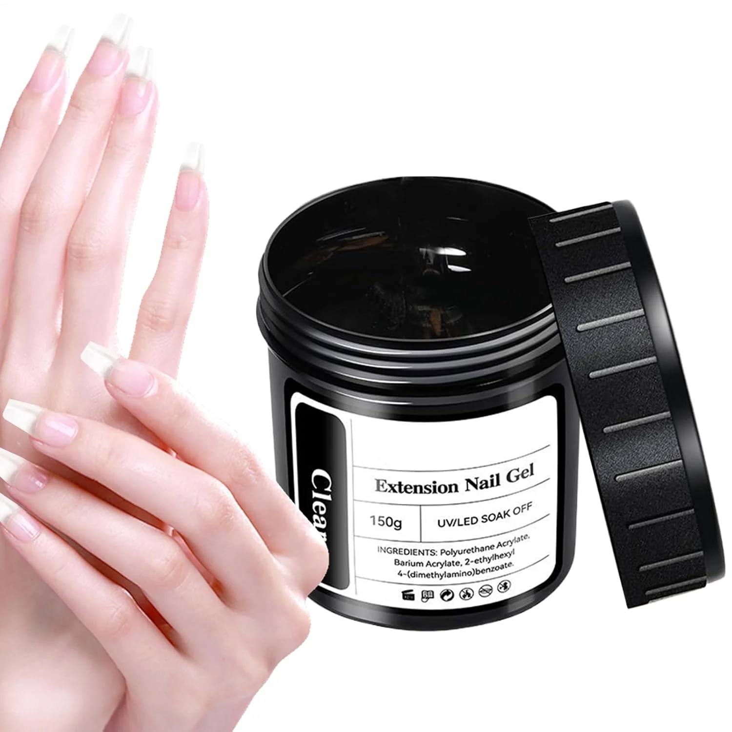 ژل کاشت ناخن - ژل ژله ای طراحی ناخن - 150 گرم، خشک شدن سریع، سازنده، نیمه دائمی، چسب UV LED برای سالن، منزل، بانوان، مبتدیان، تزئینات هنری ژل کاشت ناخن - ژل ژله ای طراحی ناخن - 150 گرم، خشک شدن سریع، سازنده، نیمه دائمی، چسب UV LED برای سالن، منزل، بانوان، مبتدیان، تزئینات هنری