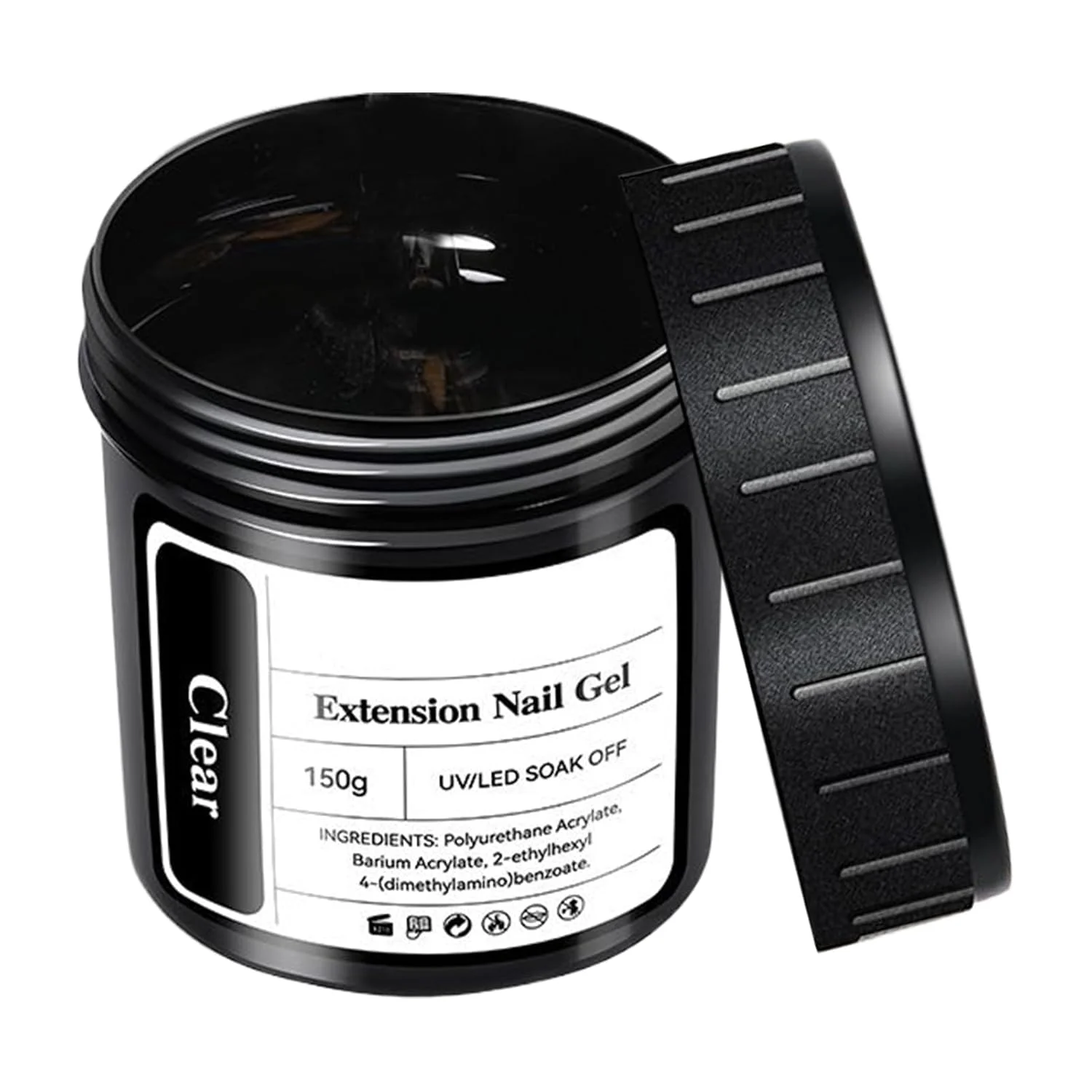 ژل کاشت ناخن - ژل مانیکور نیمه دائم | چسب اکستنشن یو وی ال ای دی نیمه دائم خشک شونده سریع ۱۵۰ گرمی برای دختران و زنان در سالن خانگی ژل کاشت ناخن - ژل مانیکور نیمه دائم | چسب اکستنشن یو وی ال ای دی نیمه دائم خشک شونده سریع ۱۵۰ گرمی برای دختران و زنان در سالن خانگی