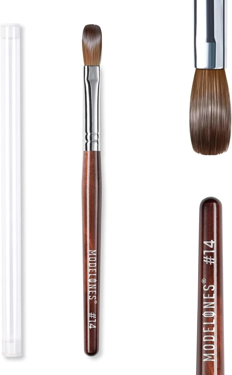 قلم طراحی ناخن آکریلیک مدلونز با موی سمور Kolinsky، دسته چوبی قرمز، مناسب برای طراحی و فرم دهی پودر آکریلیک، ابزار حرفه ای مانیکور (سایز 14#) قلم طراحی ناخن آکریلیک مدلونز با موی سمور Kolinsky، دسته چوبی قرمز، مناسب برای طراحی و فرم دهی پودر آکریلیک، ابزار حرفه ای مانیکور (سایز 14#)