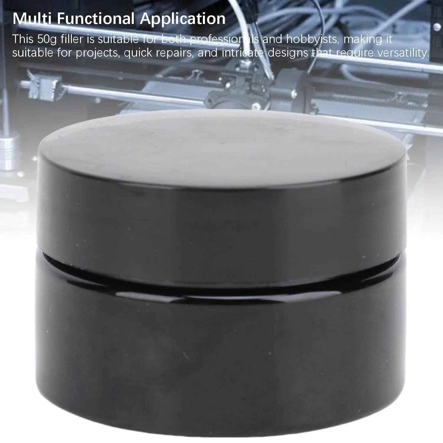 کیت رزین UV ASHATA با نور، چسب UV با نور قابل شارژ، چسب سریع، بتونه پخت 50 گرمی، چسب چند منظوره برای صنایع دستی، تعمیرات، ناخن ها، تعمیرات چاپ سه بعدی