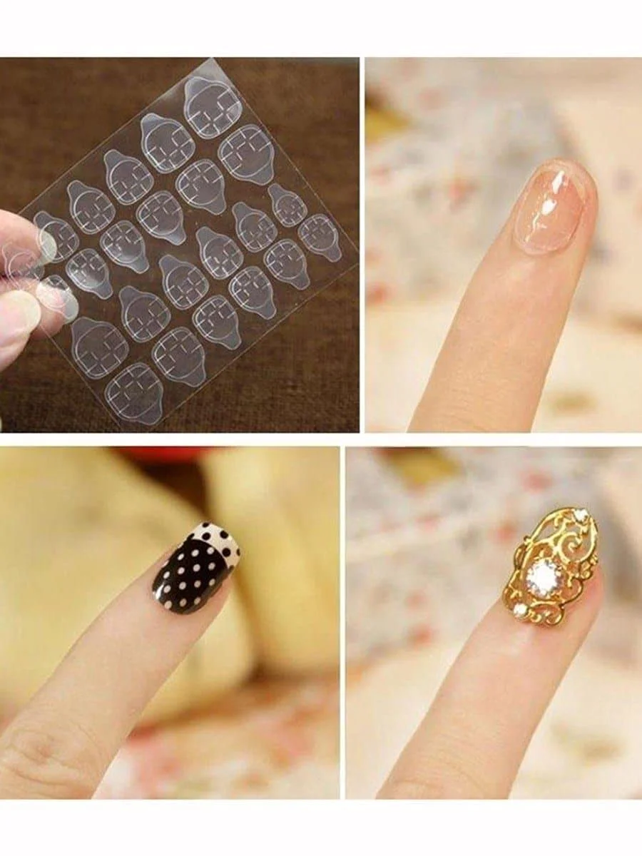 چسب ناخن مصنوعی دو طرفه YLHUIZE (120 عدد، بسته 5 تایی) چسب ناخن مصنوعی دو طرفه YLHUIZE (120 عدد، بسته 5 تایی)