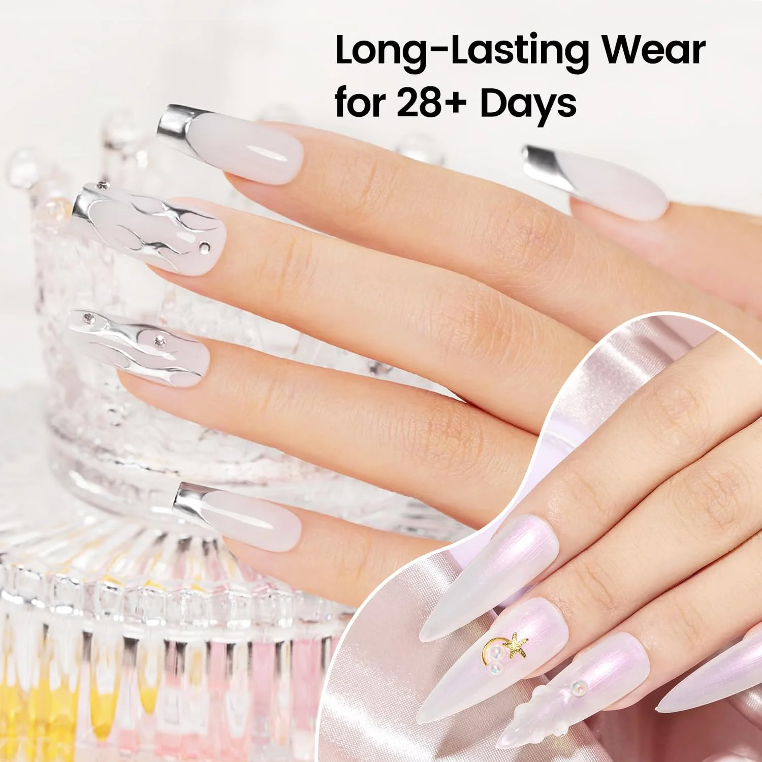 چسب کاشت ناخن ژل جادسون، 10 میلی لیتر، قوی برای تیپ ناخن، ماندگاری طولانی، مناسب برای تیپ های شفاف و چسب ناخن فشاری شفاف، مناسب برای طراحی ناخن در خانه، نیاز به خشک شدن با دستگاه یو وی چسب کاشت ناخن ژل جادسون، 10 میلی لیتر، قوی برای تیپ ناخن، ماندگاری طولانی، مناسب برای تیپ های شفاف و چسب ناخن فشاری شفاف، مناسب برای طراحی ناخن در خانه، نیاز به خشک شدن با دستگاه یو وی