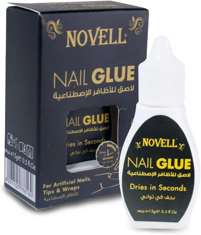 چسب ناخن ناول (15 گرم) - چسب ناخن با کیفیت عالی و ماندگاری طولانی برای اتصال قوی و بادوام