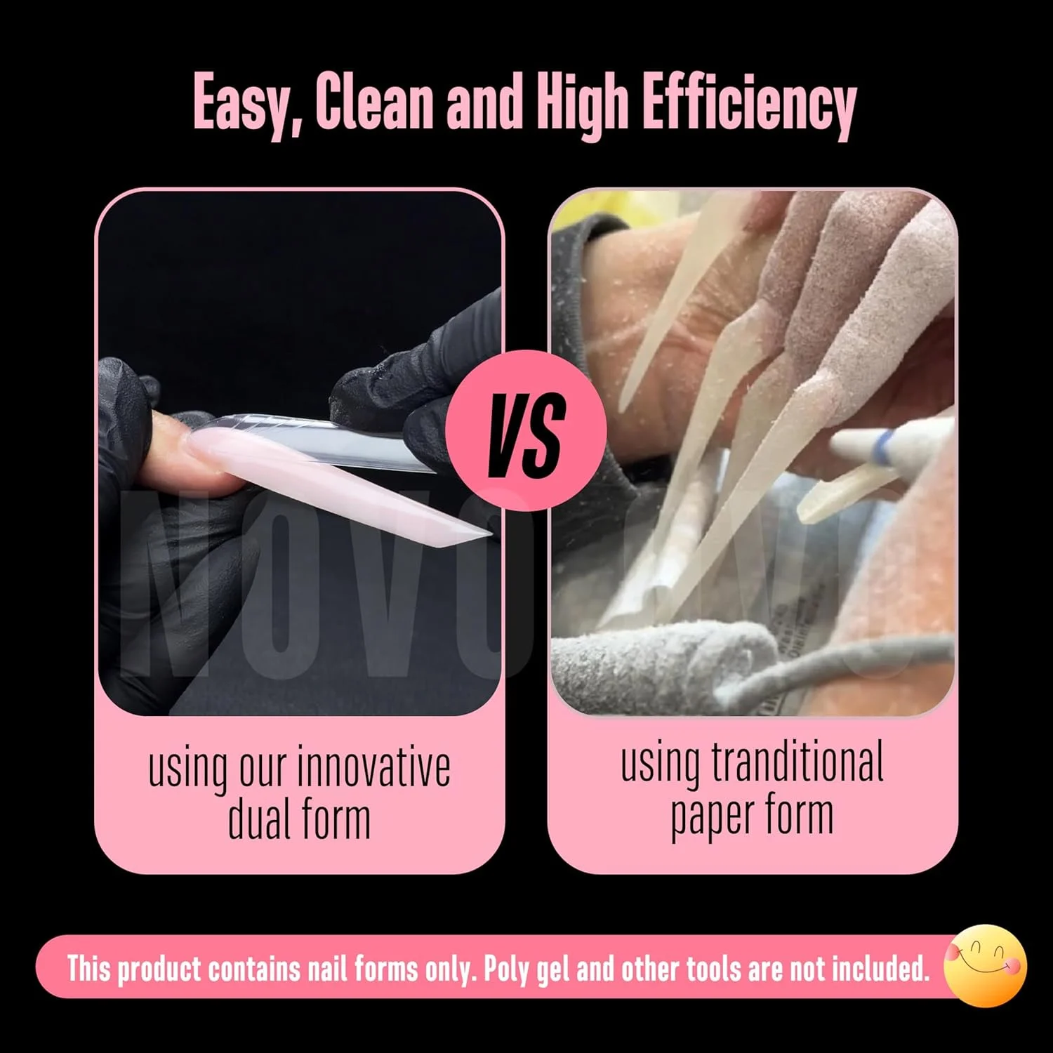 قالب های دوگانه ناخن بادامی/تابوتی روسی NOVO OVO XXL XXXL برای اکستنشن پلی ژل، نه تیپ ناخن، مناسب برای ژل سخت/سازنده/پلی، قالب های پوشش کامل ژل نرم قابل استفاده مجدد 70 عدد در 14 سایز قالب های دوگانه ناخن بادامی/تابوتی روسی NOVO OVO XXL XXXL برای اکستنشن پلی ژل، نه تیپ ناخن، مناسب برای ژل سخت/سازنده/پلی، قالب های پوشش کامل ژل نرم قابل استفاده مجدد 70 عدد در 14 سایز