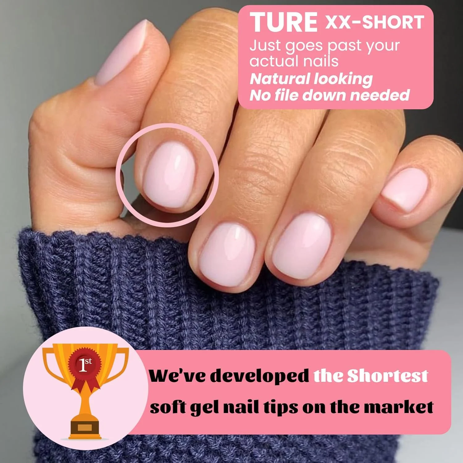 تیپ های ناخن ژلی گرد خیلی خیلی کوتاه، ناخن های مصنوعی چسبی گرد شفاف خیلی کوتاه، مات کامل بدون سوهان سایز کوچک مناسب ناخن کودکان برای کاشت ناخن، 600 عدد در 13 سایز با سایزهای 4 و 5 اضافی تیپ های ناخن ژلی گرد خیلی خیلی کوتاه، ناخن های مصنوعی چسبی گرد شفاف خیلی کوتاه، مات کامل بدون سوهان سایز کوچک مناسب ناخن کودکان برای کاشت ناخن، 600 عدد در 13 سایز با سایزهای 4 و 5 اضافی