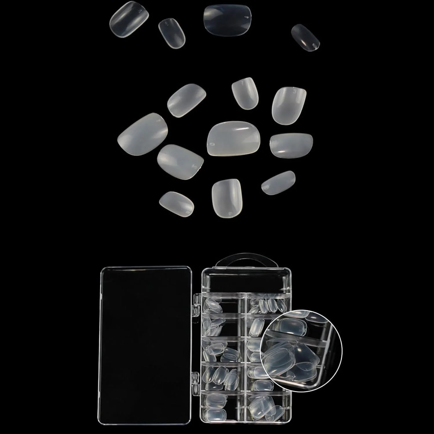 ۱۰۰ عدد تیپ ناخن مصنوعی شفاف برای طراحی ناخن ۱۰۰ عدد تیپ ناخن مصنوعی شفاف برای طراحی ناخن