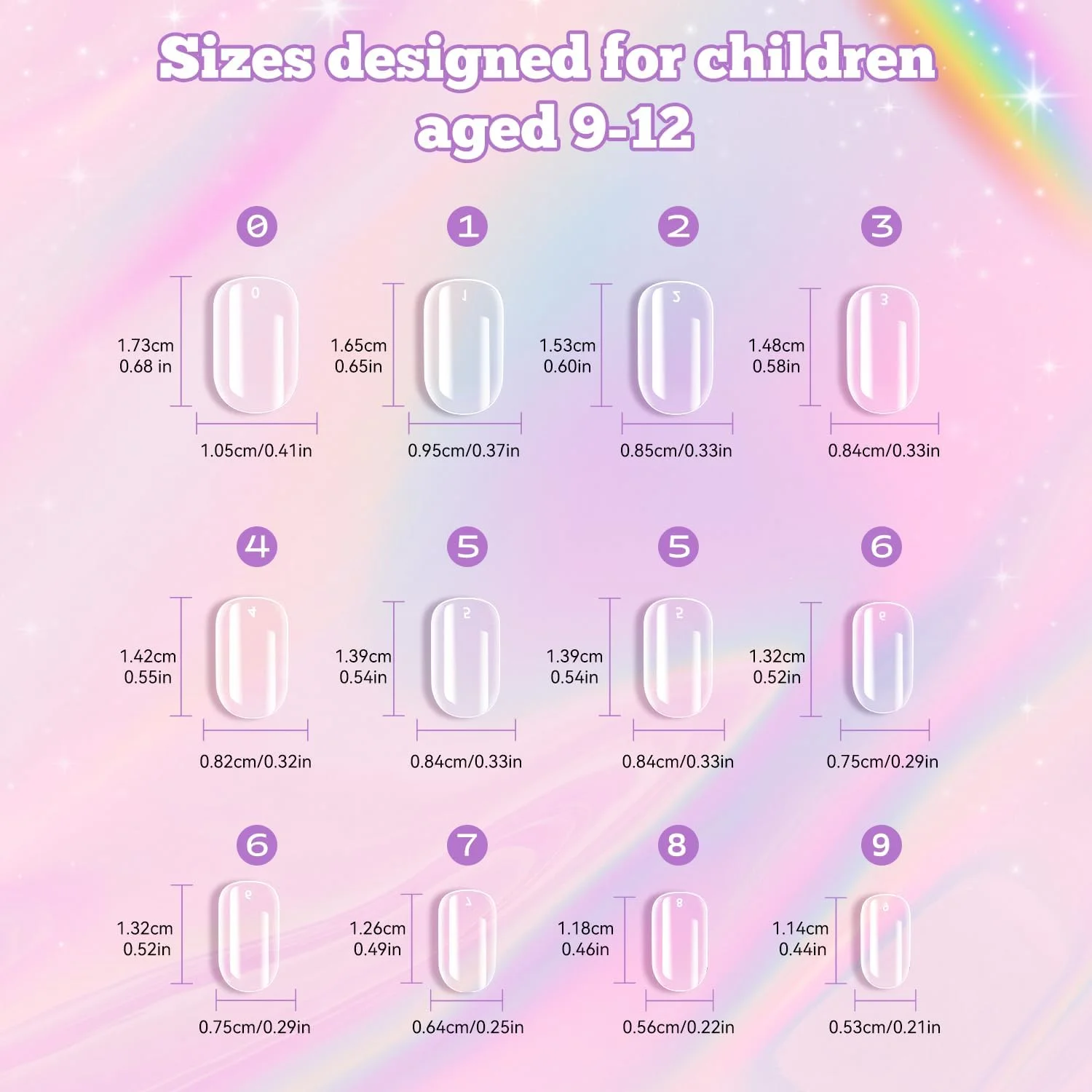 ناخن مصنوعی بچه گانه Krofaue - نوک ناخن بیضی شکل کوتاه شفاف 240 عددی، ناخن های چسبی برای دختران کوچک، پوشش کامل، 10 سایز، نوک ناخن ژلی نرم اکریلیک مصنوعی ناخن مصنوعی بچه گانه Krofaue - نوک ناخن بیضی شکل کوتاه شفاف 240 عددی، ناخن های چسبی برای دختران کوچک، پوشش کامل، 10 سایز، نوک ناخن ژلی نرم اکریلیک مصنوعی