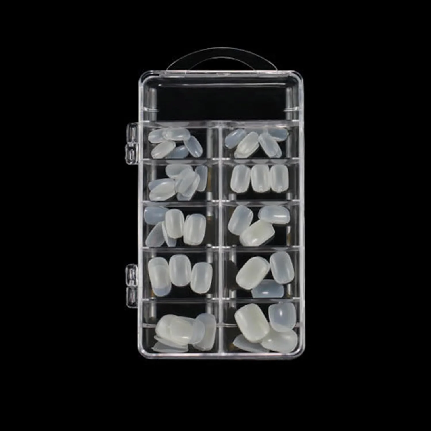 100 عدد تیپ ناخن مصنوعی شفاف برای طراحی ناخن