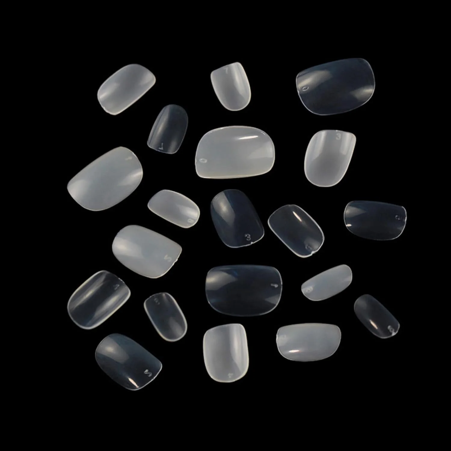 100 عدد تیپ ناخن مصنوعی شفاف برای طراحی ناخن